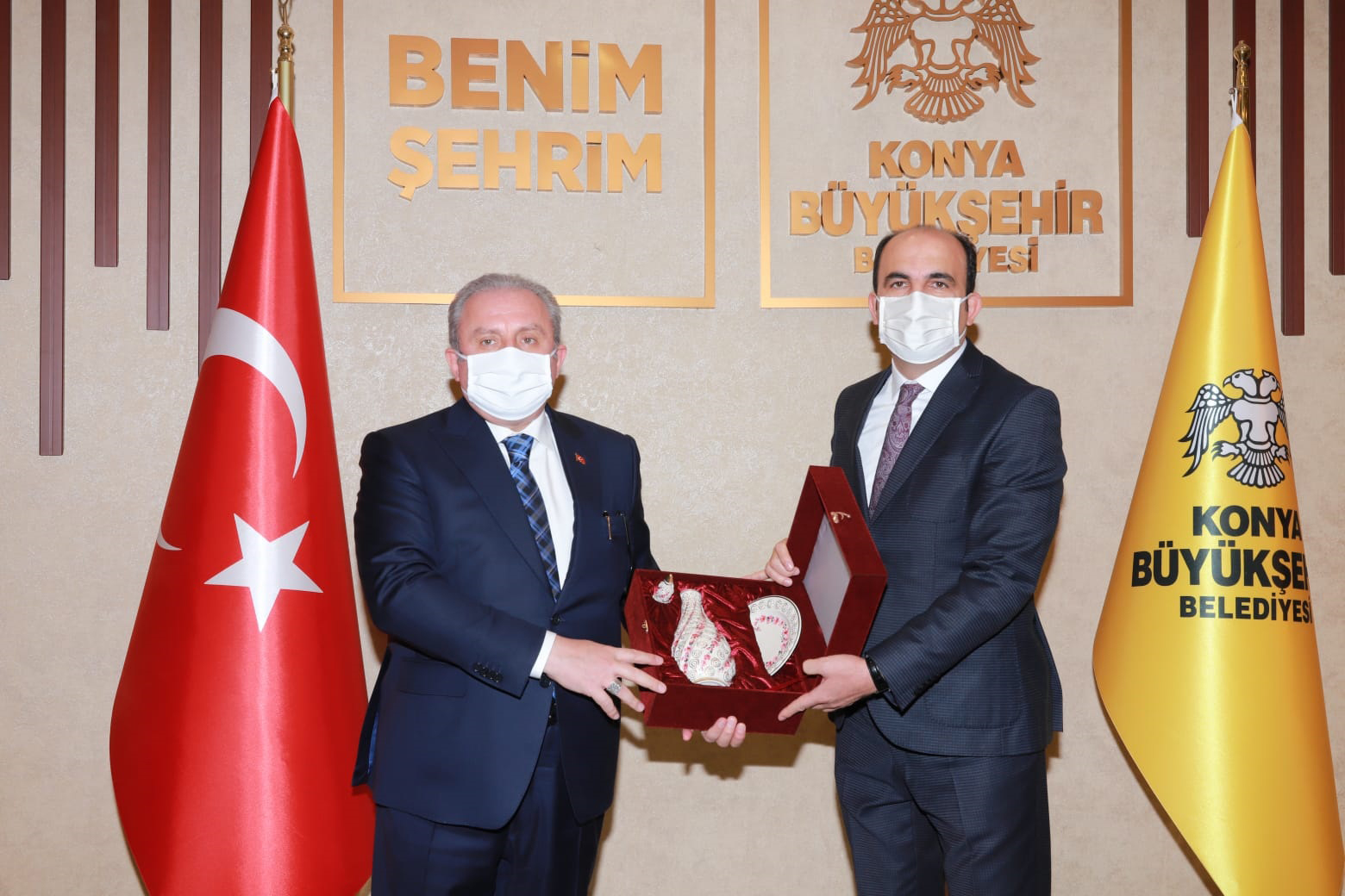 TBMM Başkanı Şentop Başkan Altay'ı Ziyaret Etti