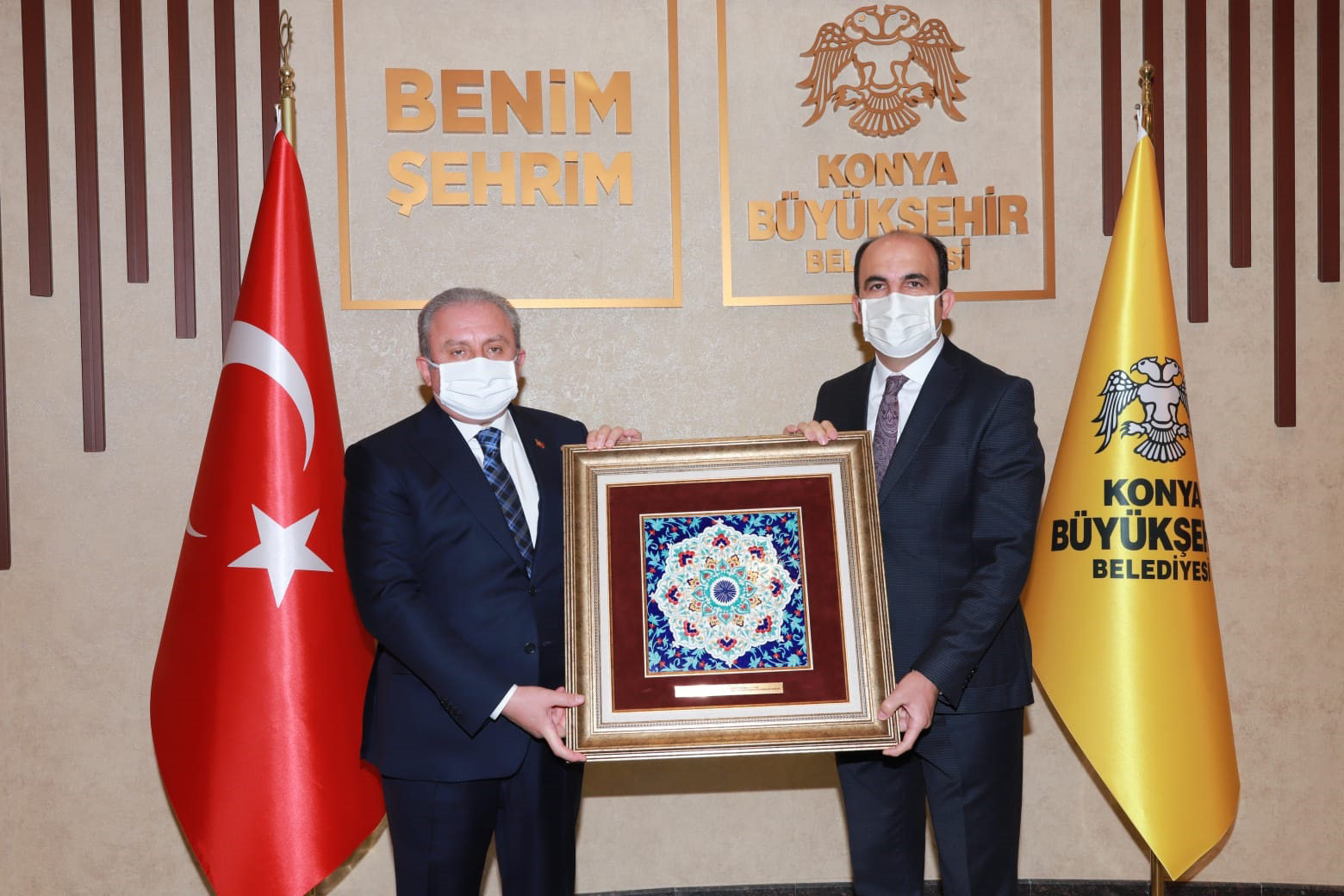 TBMM Başkanı Şentop Başkan Altay'ı Ziyaret Etti