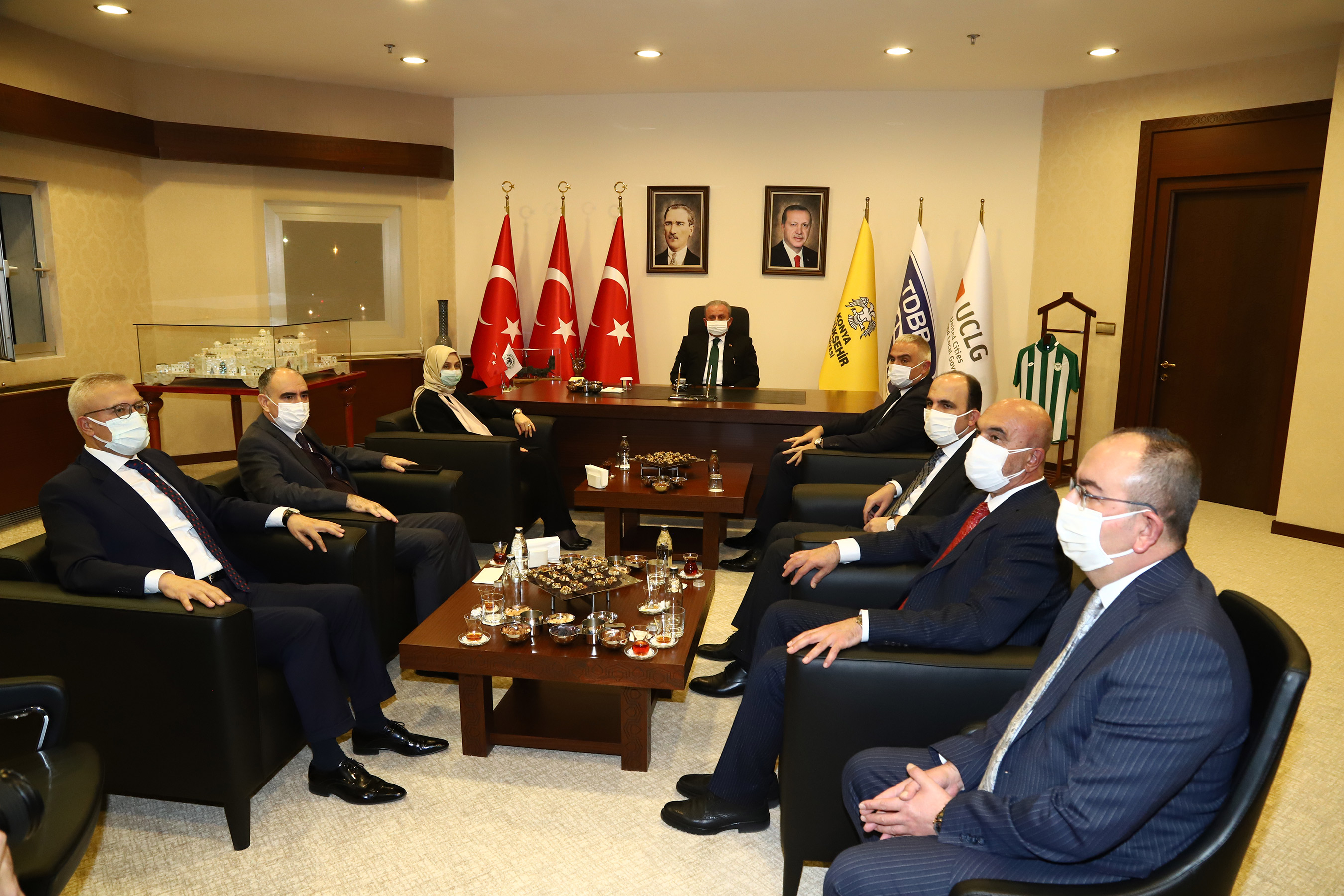 TBMM Başkanı Şentop Başkan Altay'ı Ziyaret Etti