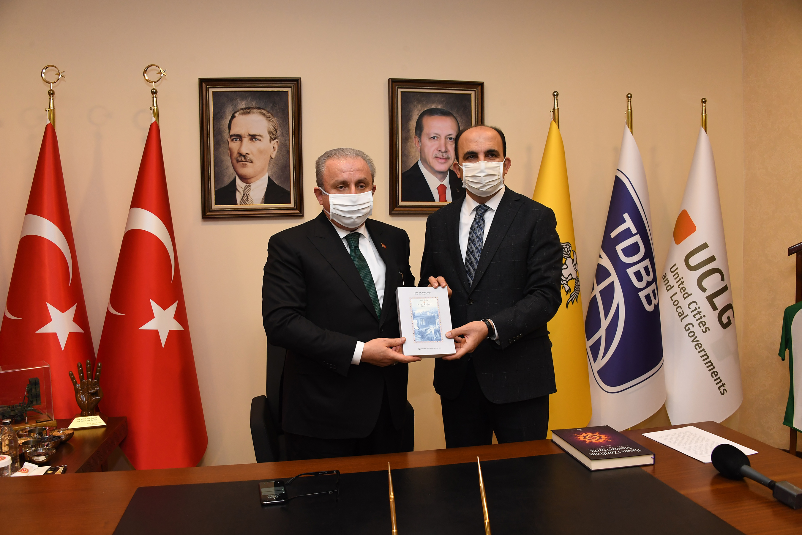 TBMM Başkanı Şentop Başkan Altay'ı Ziyaret Etti