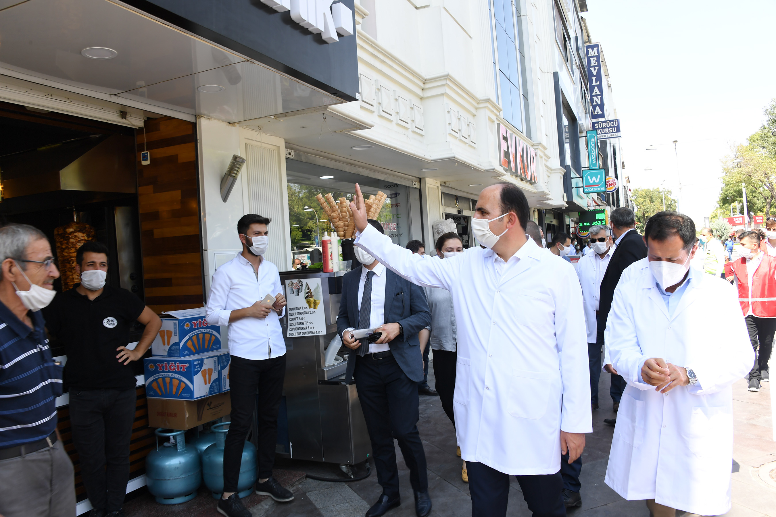 Konya'nın 31 İlçesinde 4 Bin Kişilik Ekiple Maske, Mesafe ve Hijyen Seferberliği
