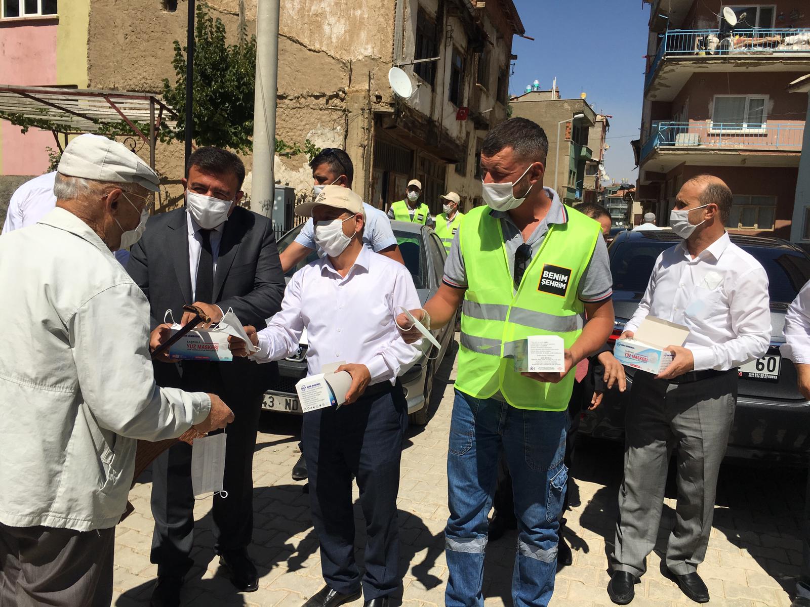 Konya'nın 31 İlçesinde 4 Bin Kişilik Ekiple Maske, Mesafe ve Hijyen Seferberliği