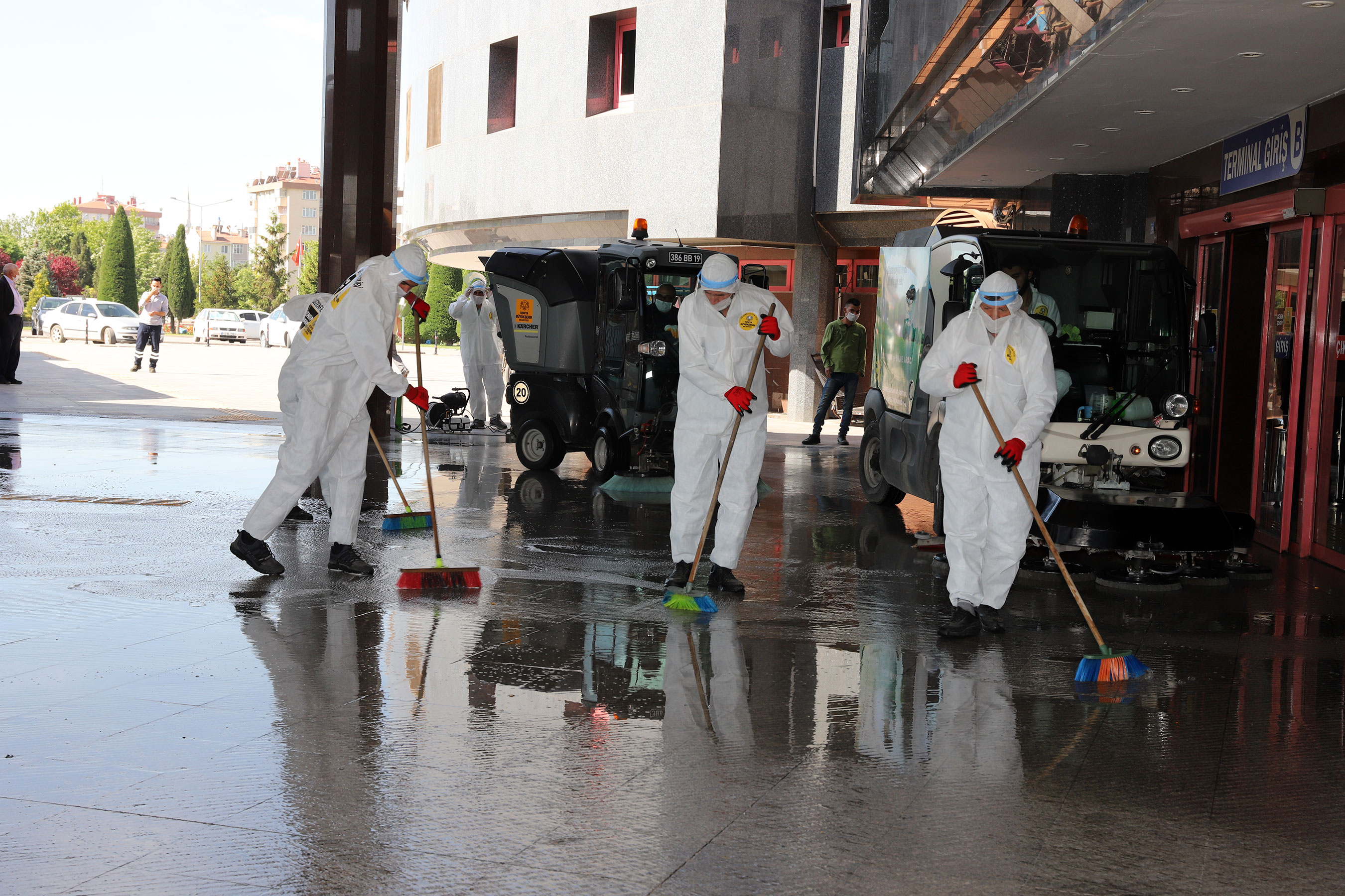 Konya'daki Otogarlar Yeni Normale Uygun Hizmete Başladı
