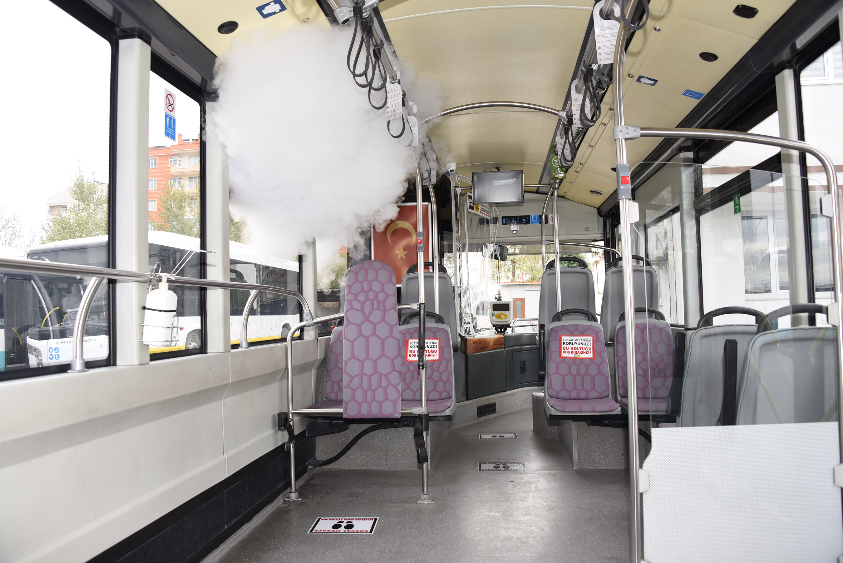 Konya Ulaşımında Yeni Nesil Dezenfeksiyon Dönemi