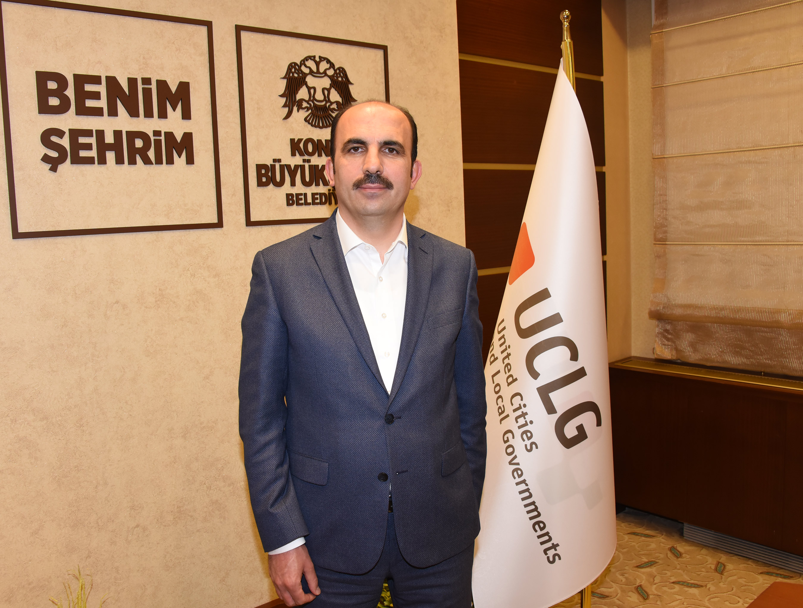 UCLG Eş Başkanı Altay Volkan Bozkır'ı Tebrik Etti