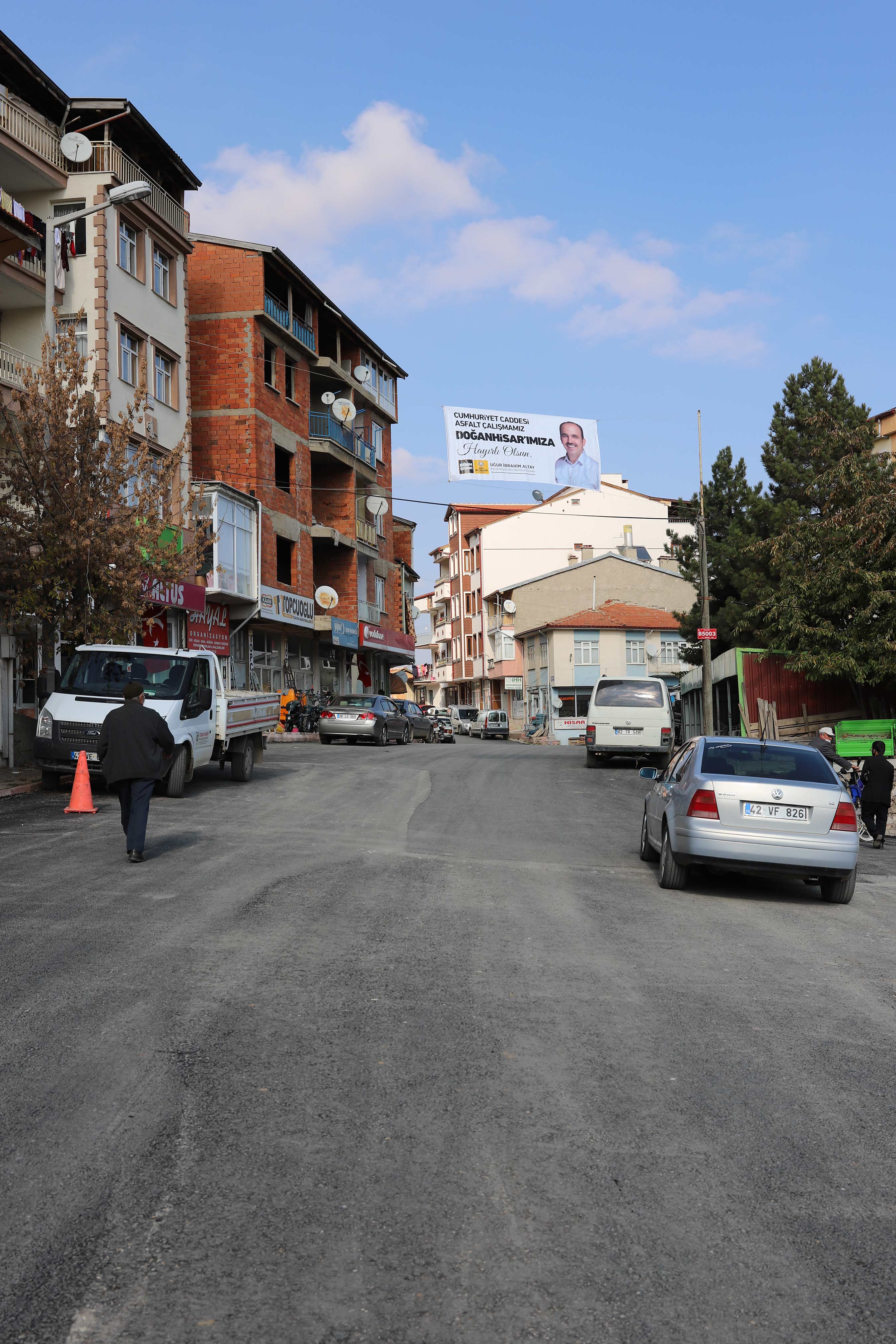 Büyükşehir'den Doğanhisar'da Asfalt Çalışması