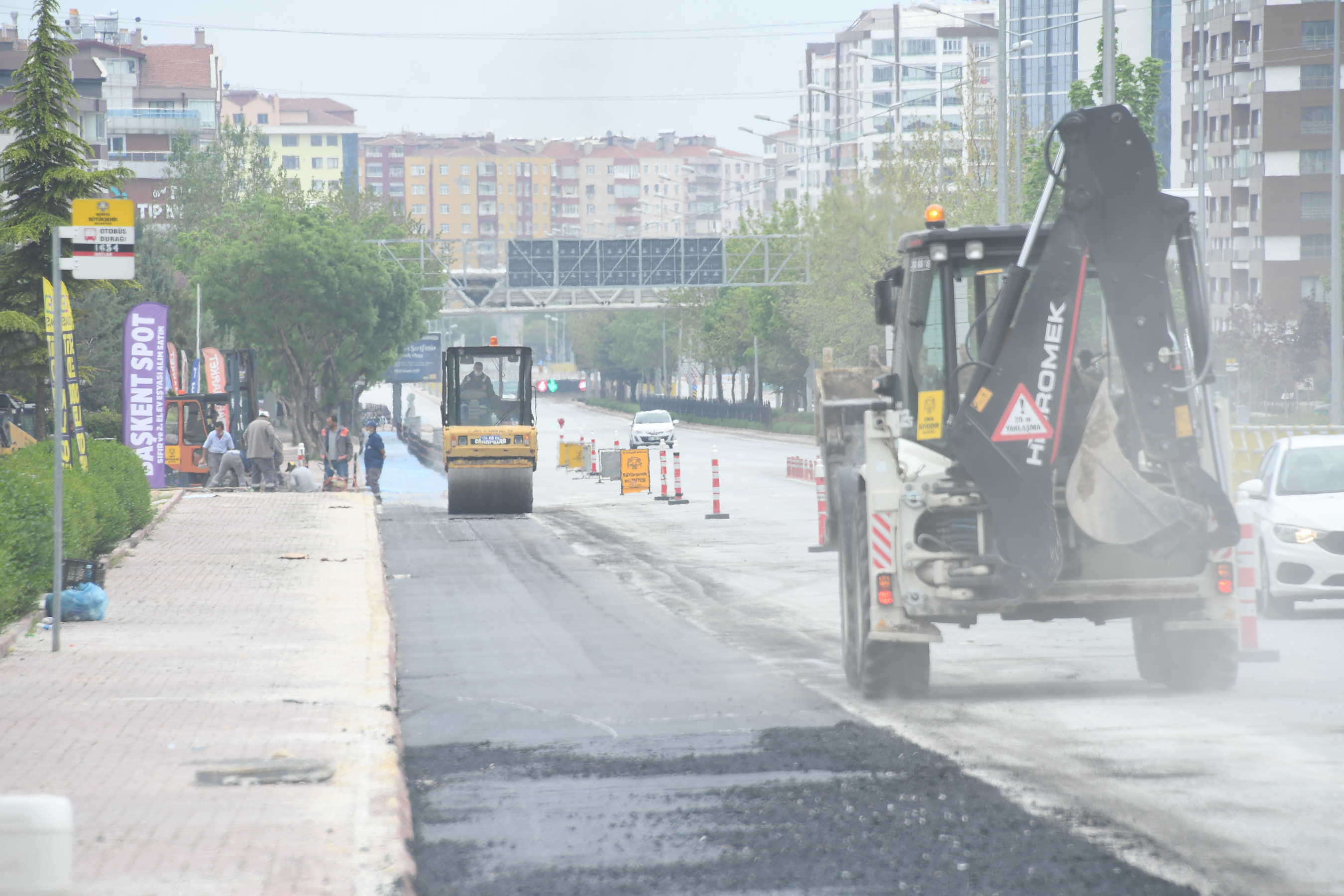 Konyalılar Evdeyken Yoğun Kavşaklarda Düzenleme Yapıyoruz 