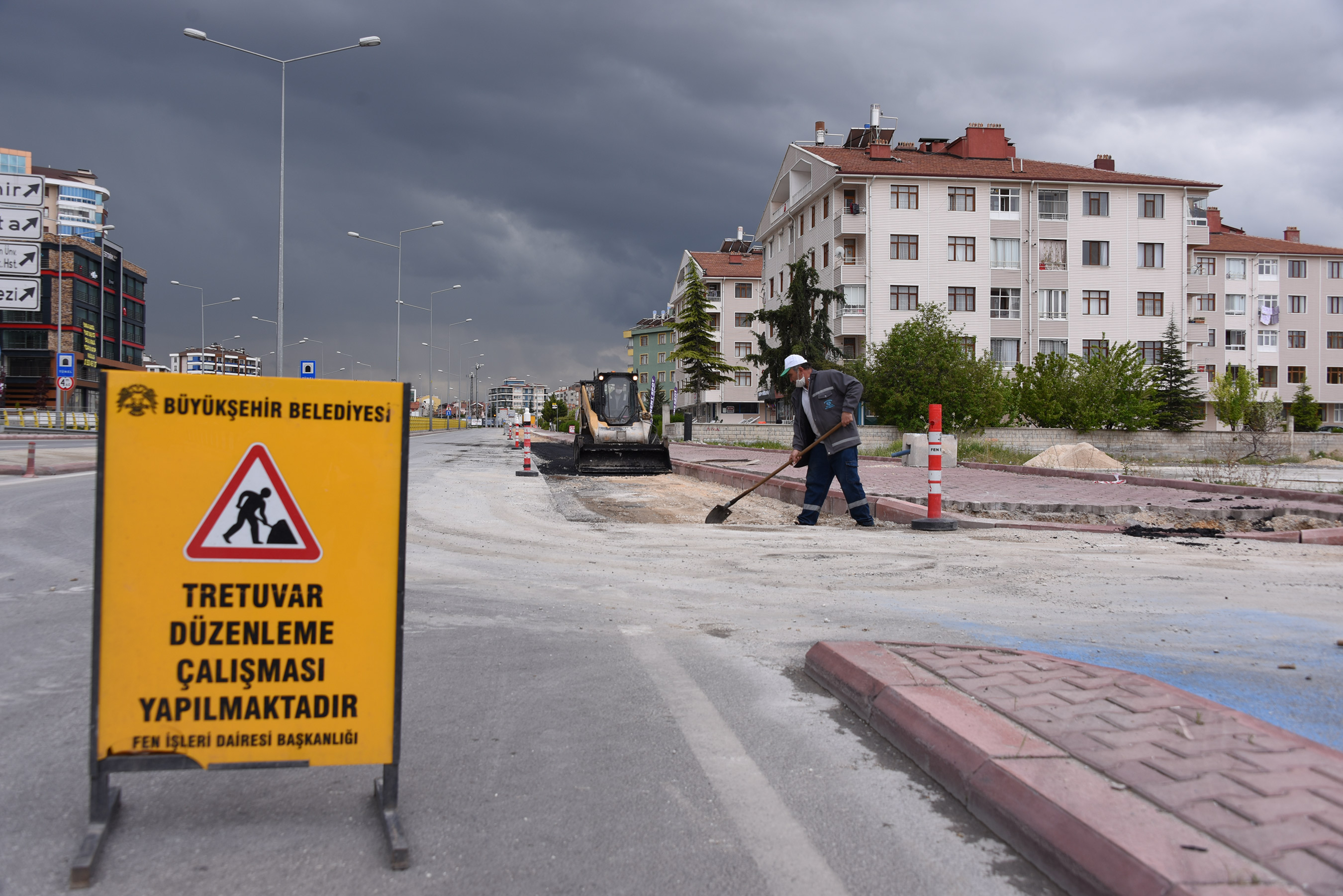 Konyalılar Evdeyken Yoğun Kavşaklarda Düzenleme Yapıyoruz 