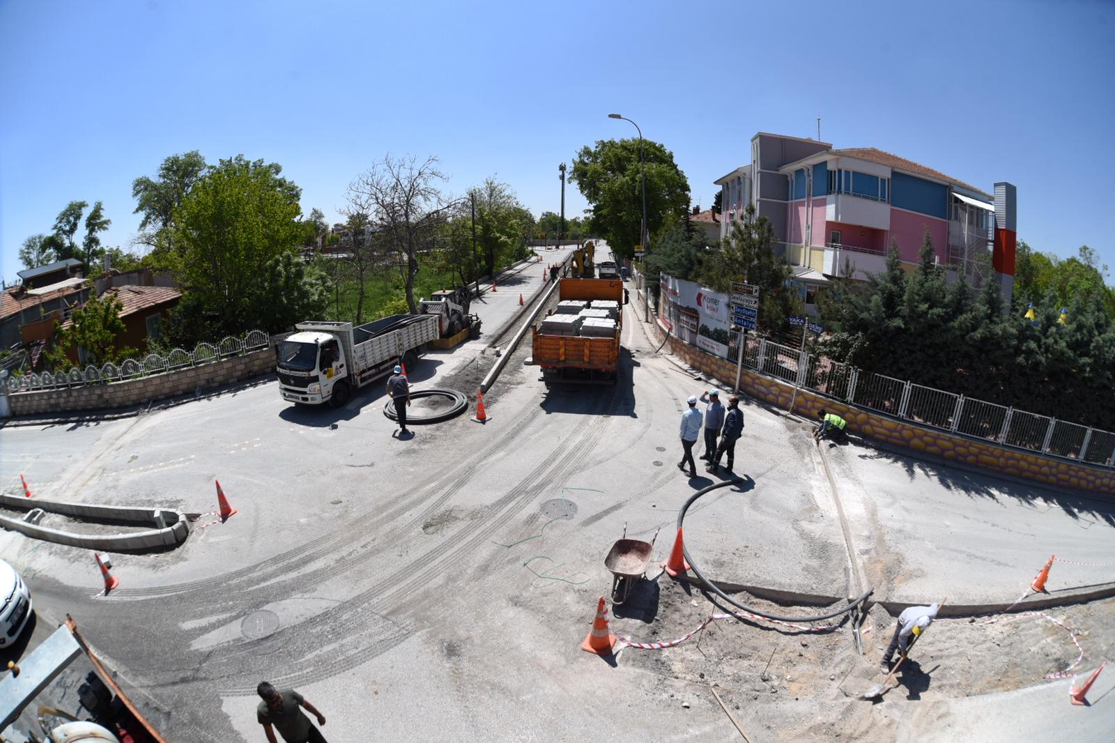 Konya Büyükşehir Trafiği Rahatlatacak Düzenlemelere Devam Ediyor