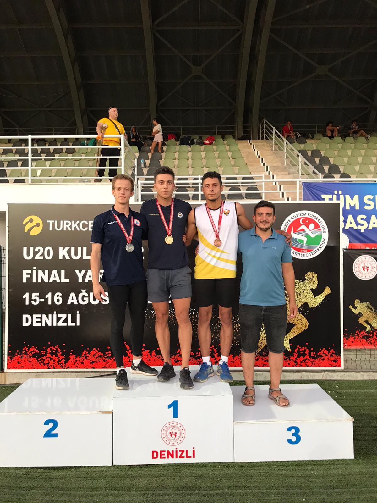 Türkiye U20 Atletizm Şampiyonasında Üçüncü Olduk