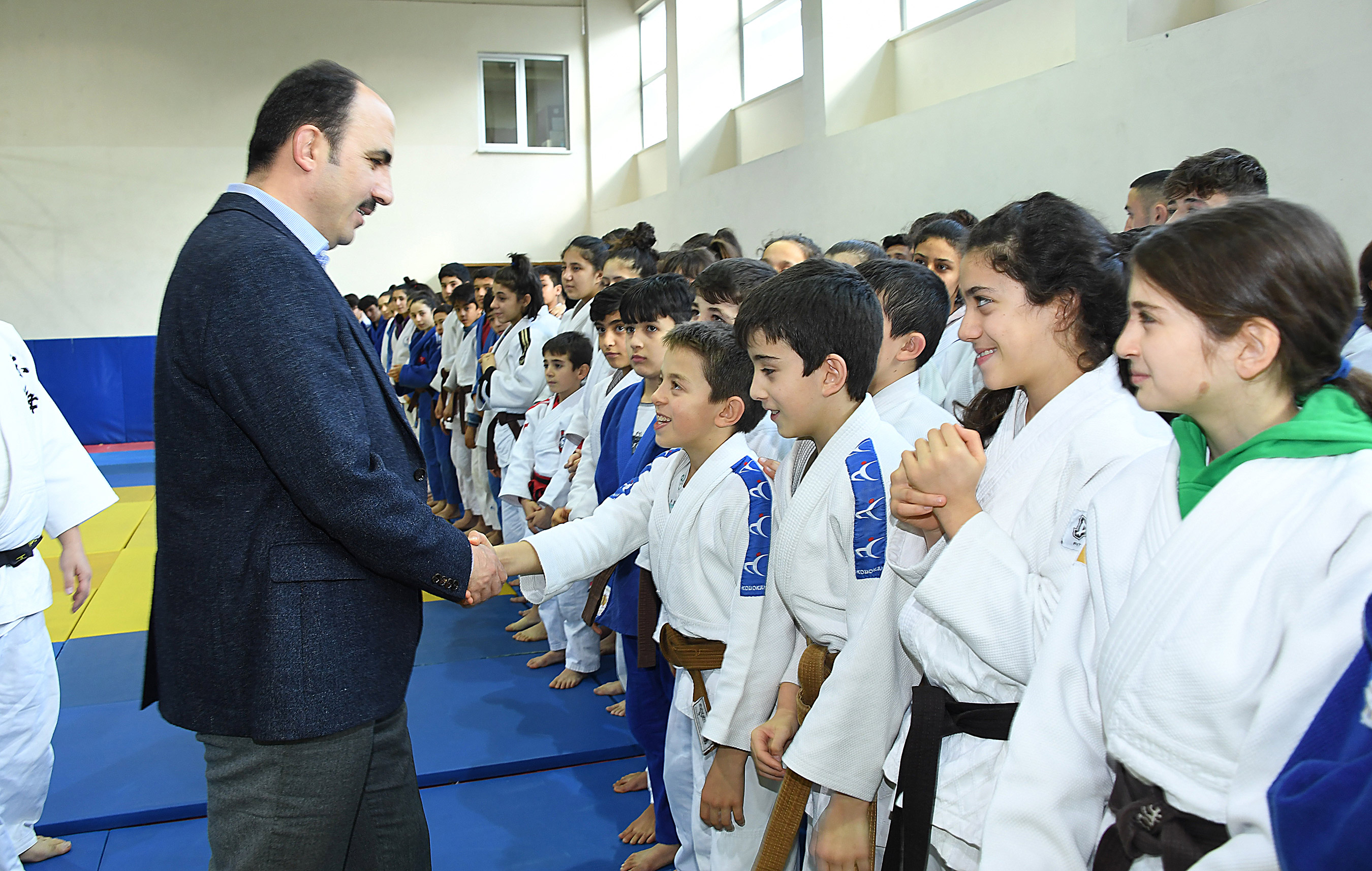 Başkan Altay 8 İlden Konya'da Kamp Yapan Judocularla Buluştu
