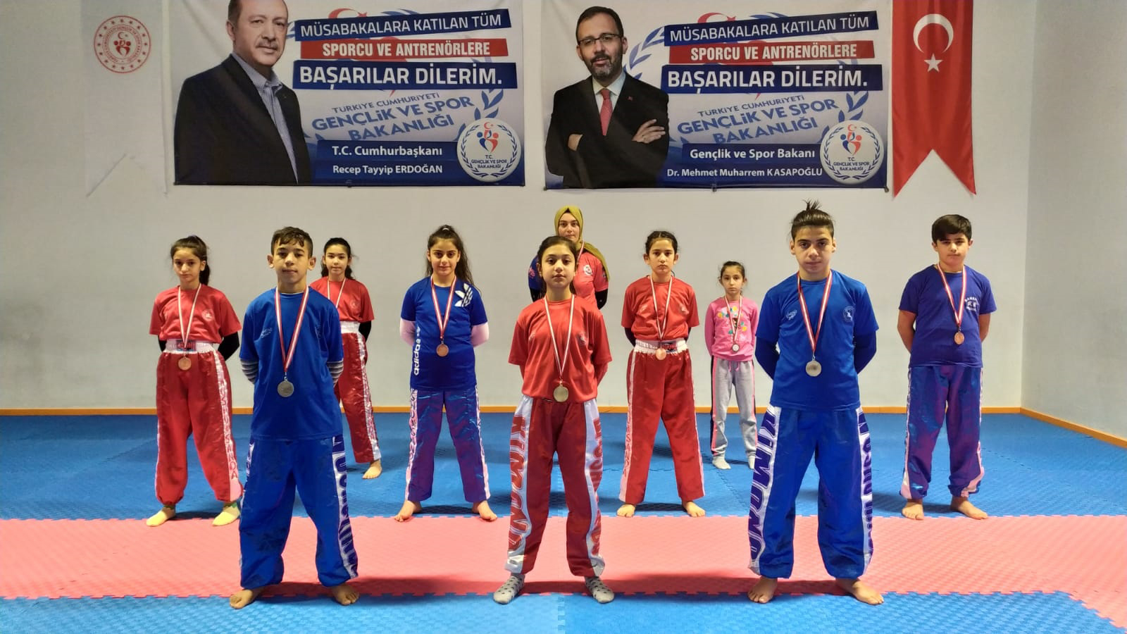 Sporcularımızdan Wushu'da 1 Altın, 3 Gümüş, 6 Bronz Madalya 