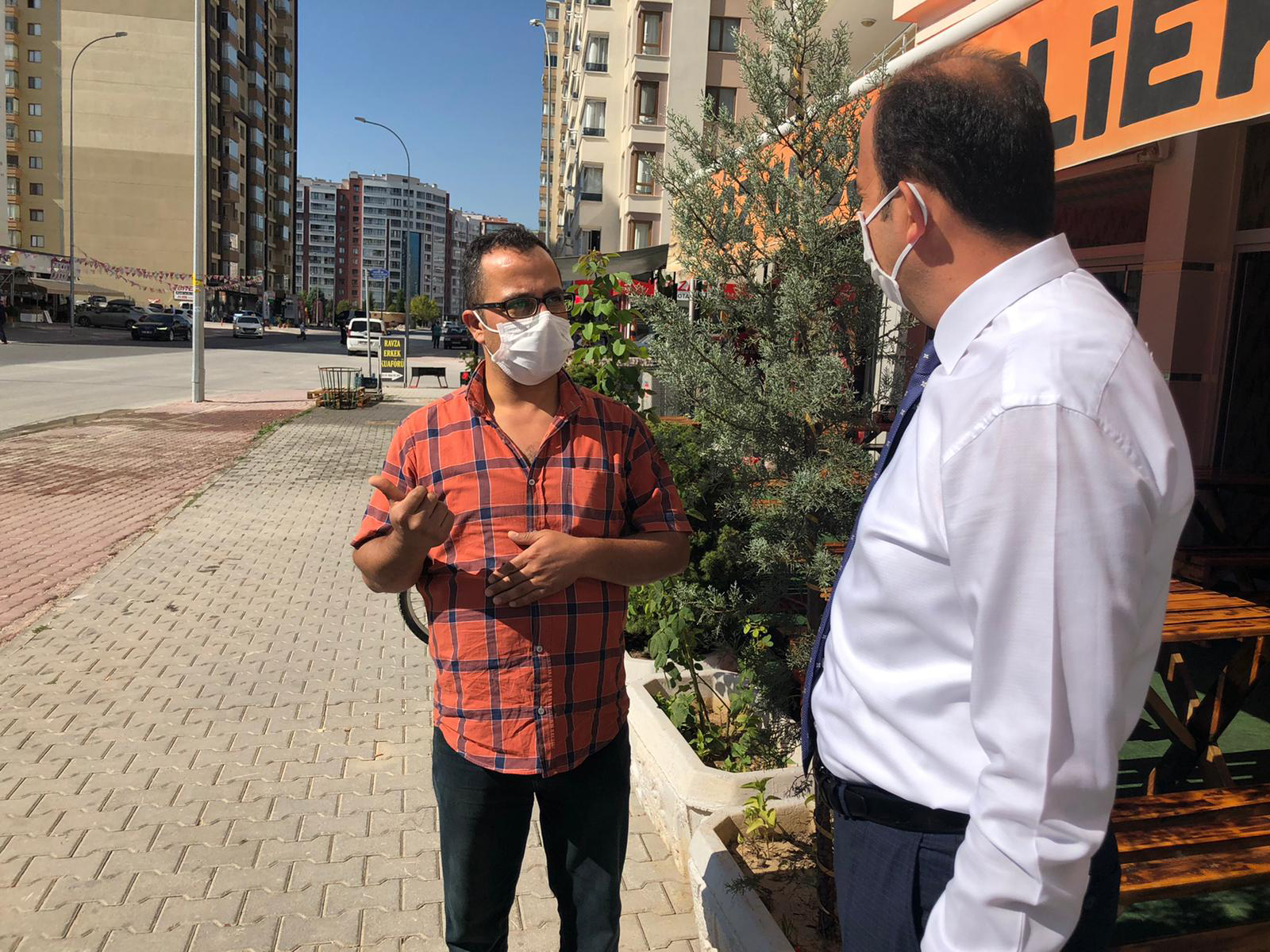 Başkan Altay'dan Esnaflara Koronavirüs Denetimi