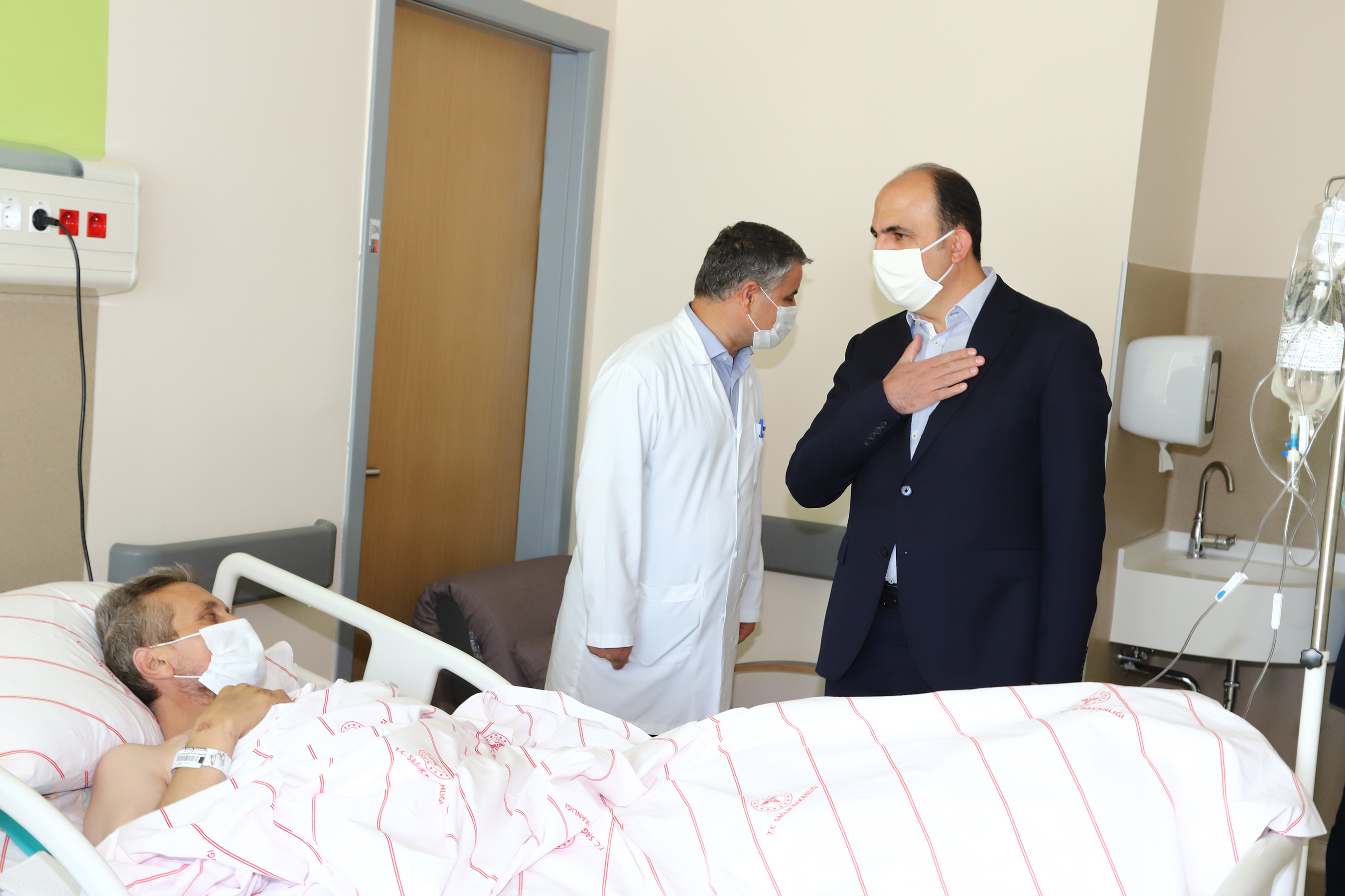 Başkan Altay Şehir Hastanesini Ziyaret Etti