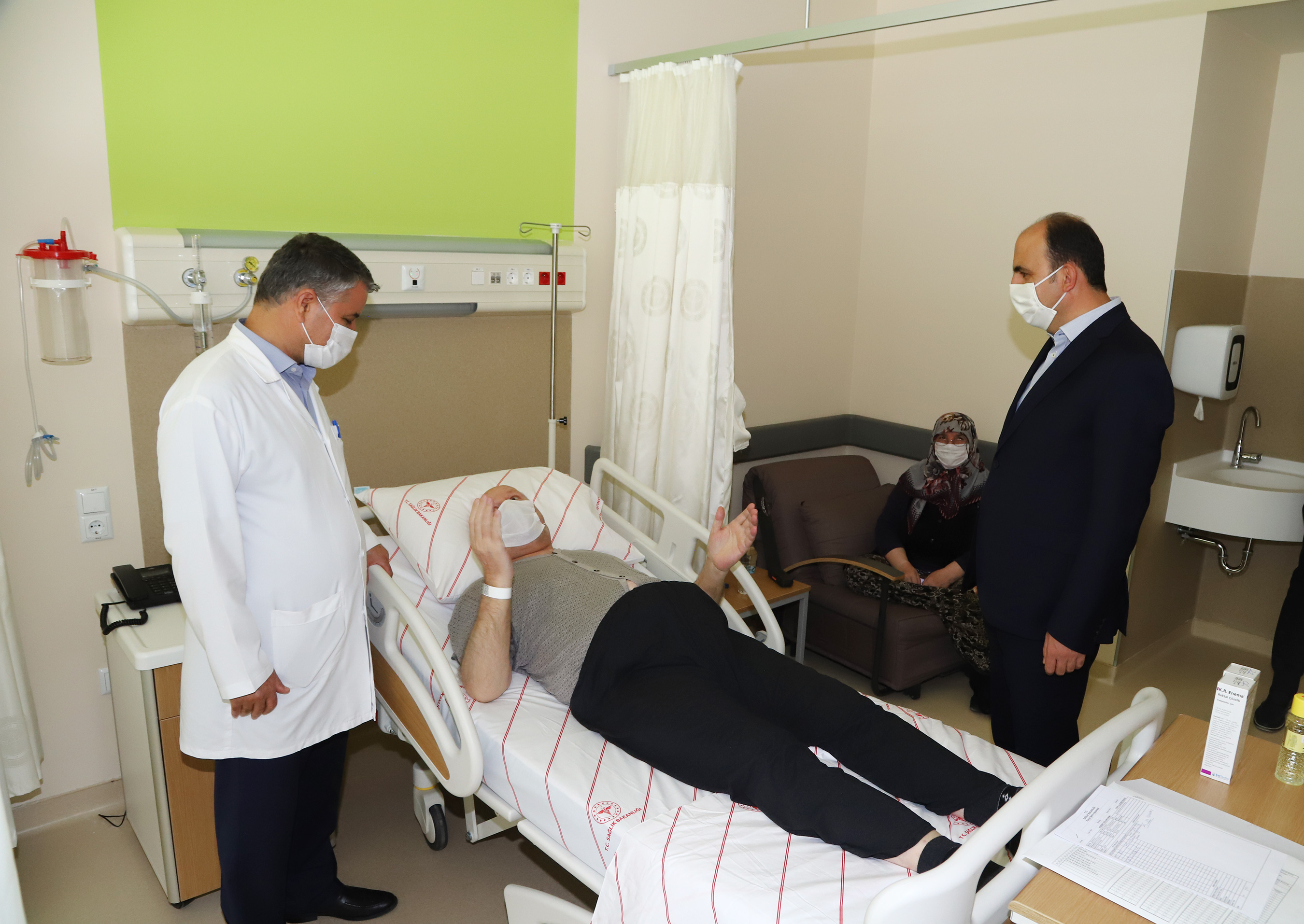 Başkan Altay Şehir Hastanesini Ziyaret Etti