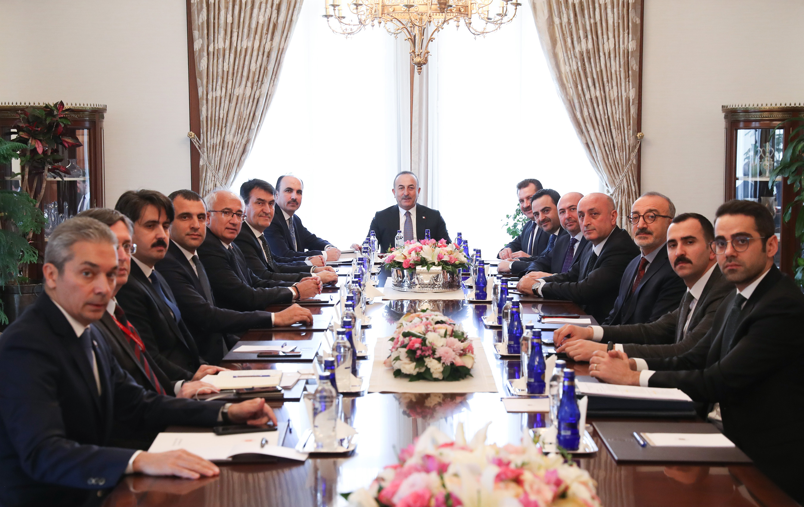 TDBB Başkanı Altay, Bakan Çavuşoğlu'nu Ziyaret Etti