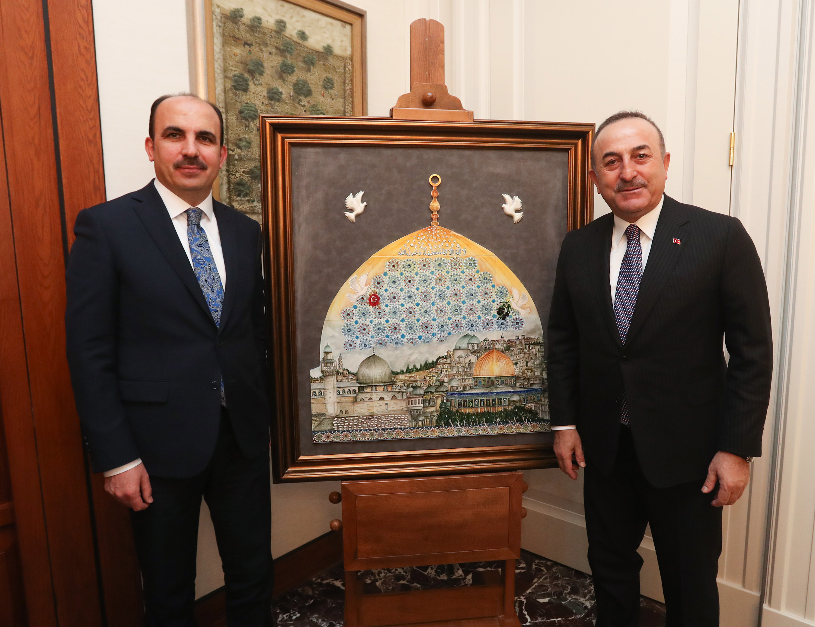 TDBB Başkanı Altay, Bakan Çavuşoğlu'nu Ziyaret Etti