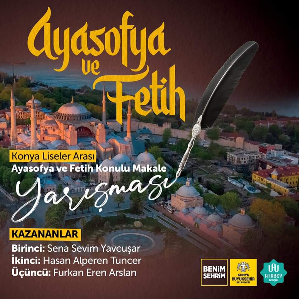 'Ayasofya ve Fetih' Makale Yarışmasının Kazananları Belli Oldu