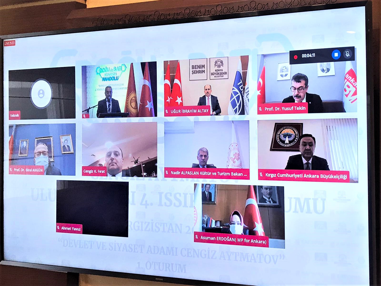 TDBB Başkanı Altay, Uluslararası 4. Issık Göl Forumu'na Katıldı