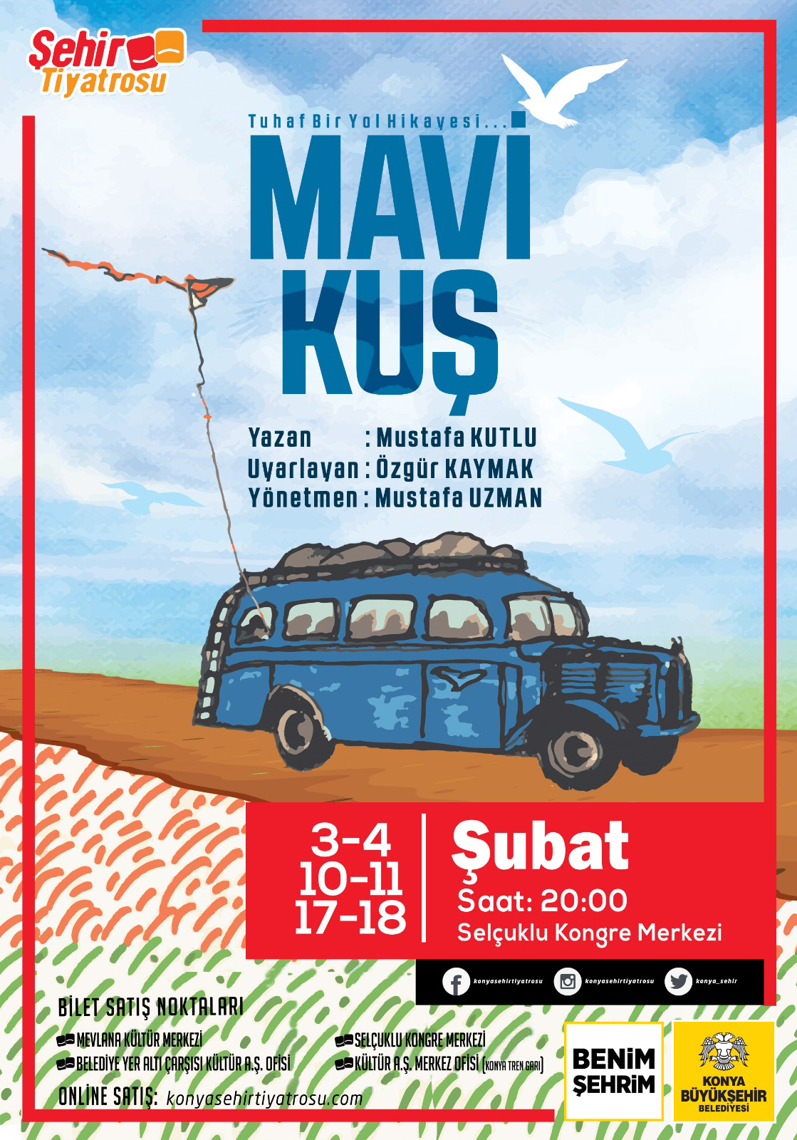 'Mavi Kuş' Konya Şehir Tiyatrosu'nda