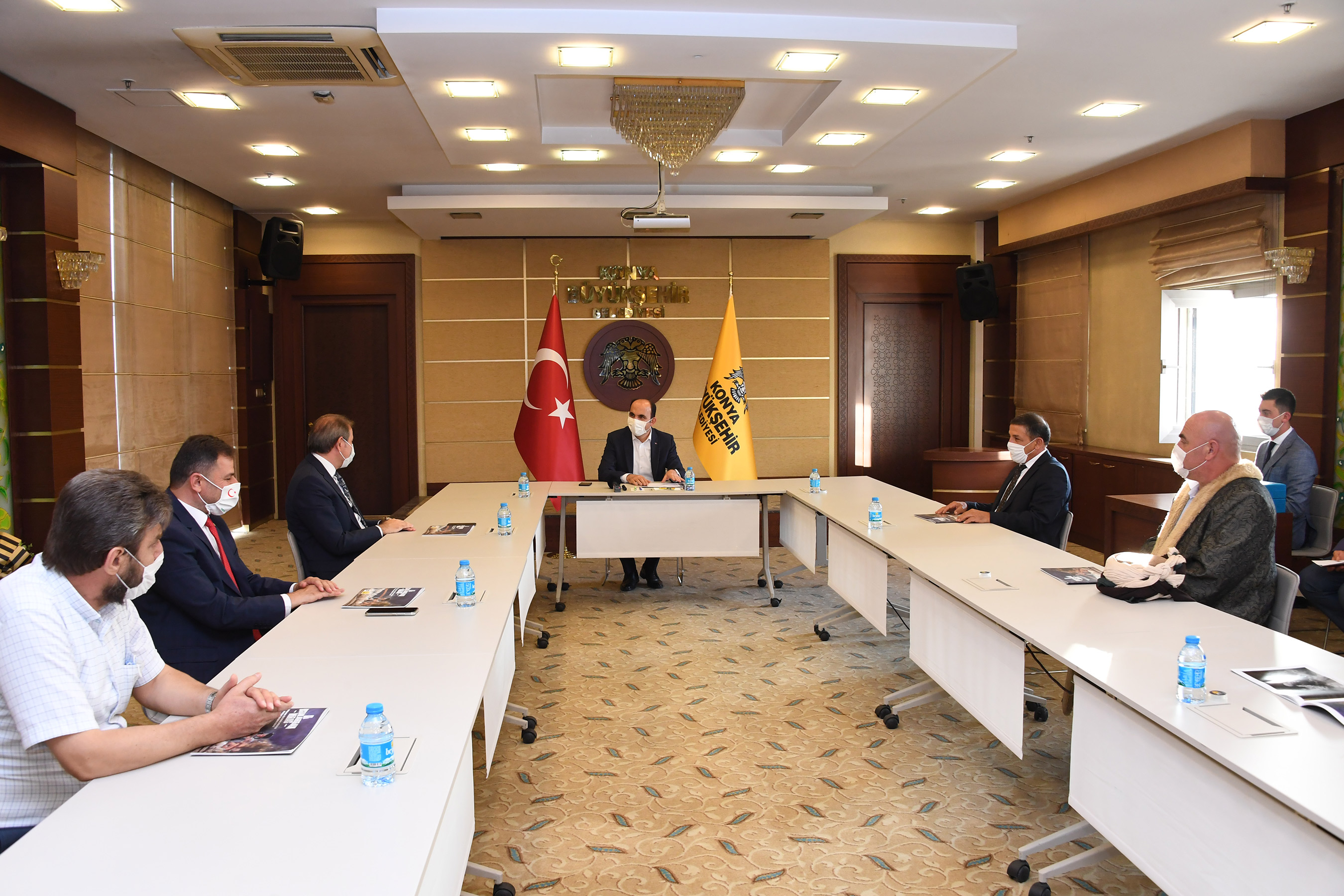 Yılın Ahileri Başkan Altay'ı Ziyaret Etti