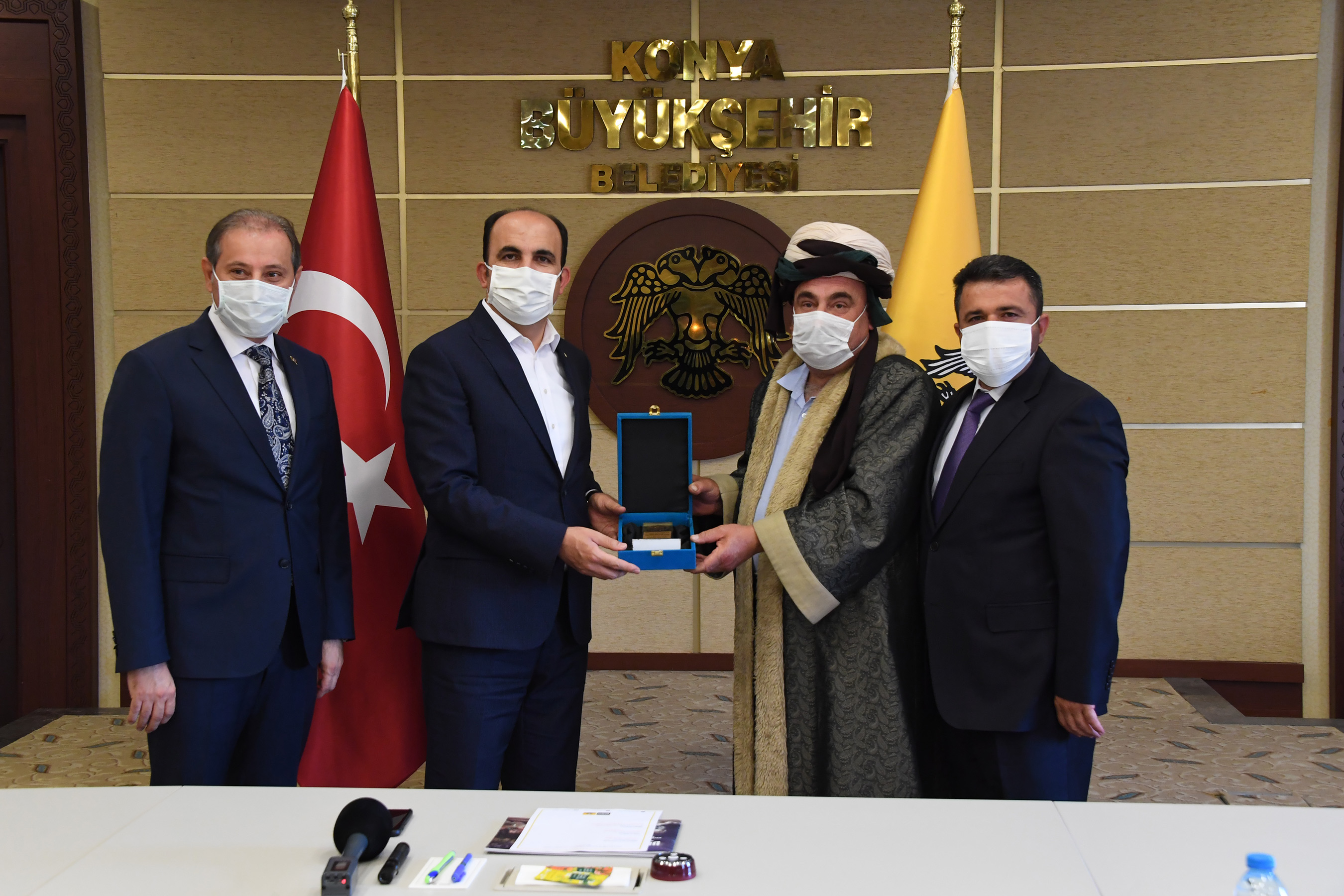 Yılın Ahileri Başkan Altay'ı Ziyaret Etti