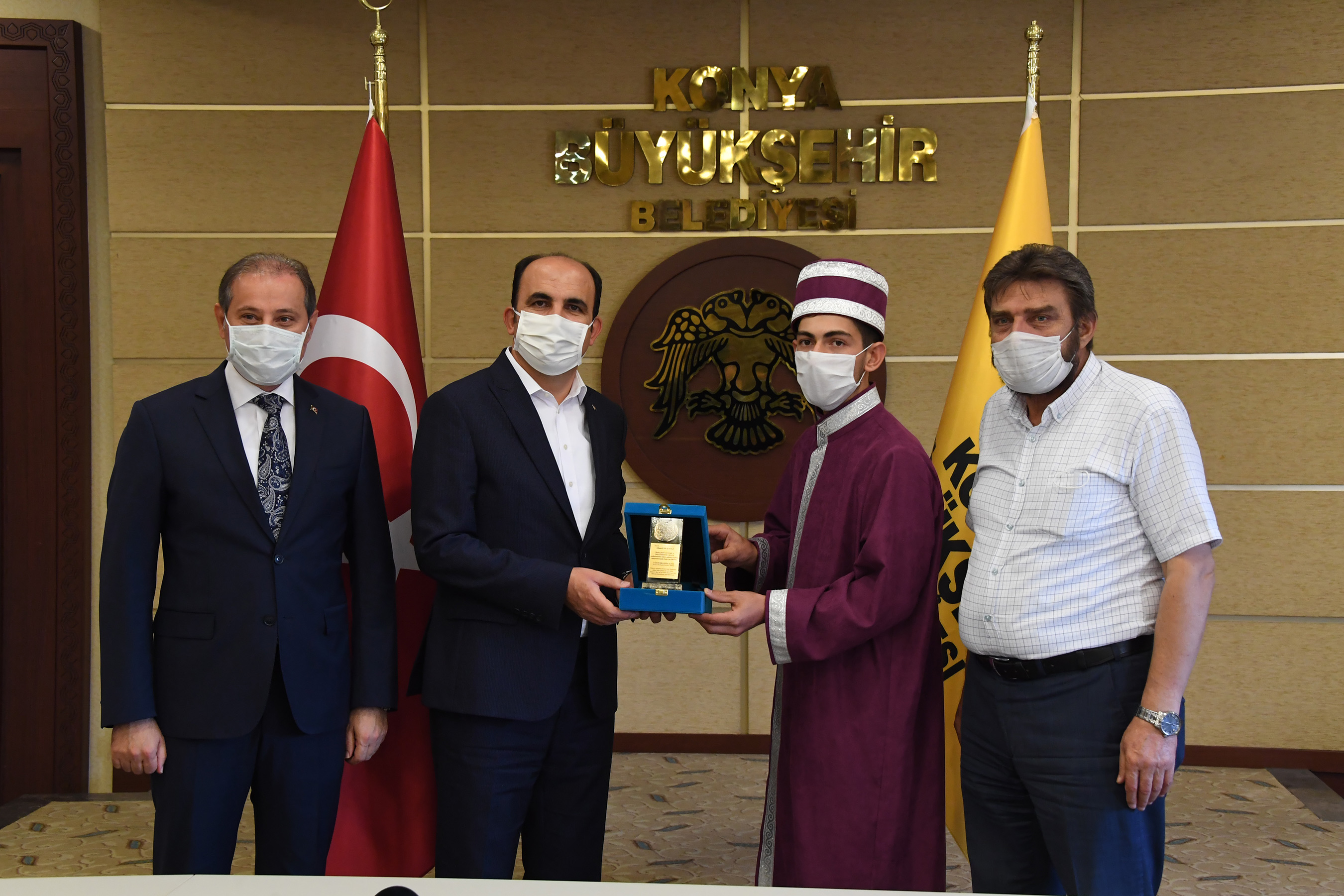 Yılın Ahileri Başkan Altay'ı Ziyaret Etti