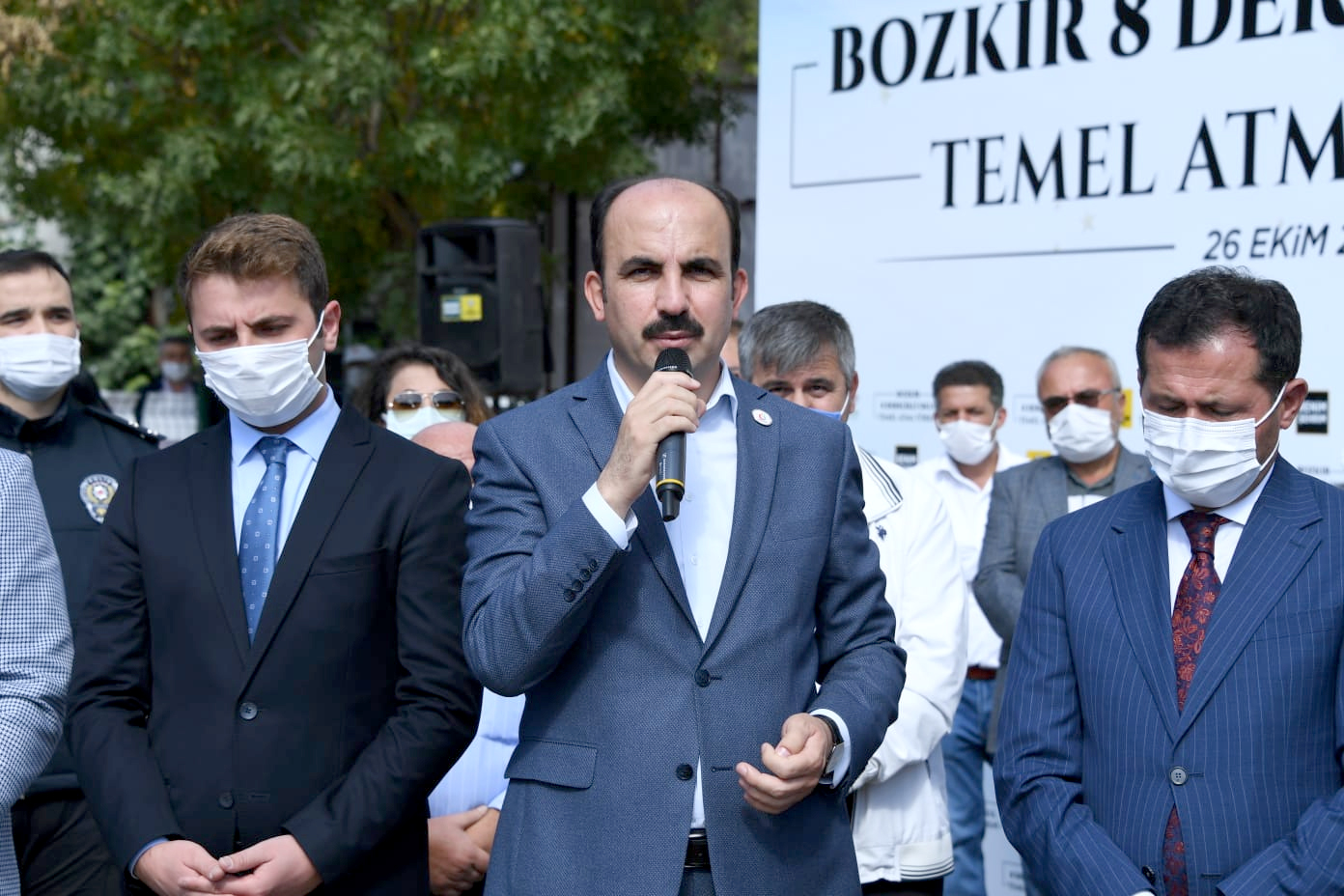 Bozkır'da 8 Derslikli Okulun Temeli Atıldı