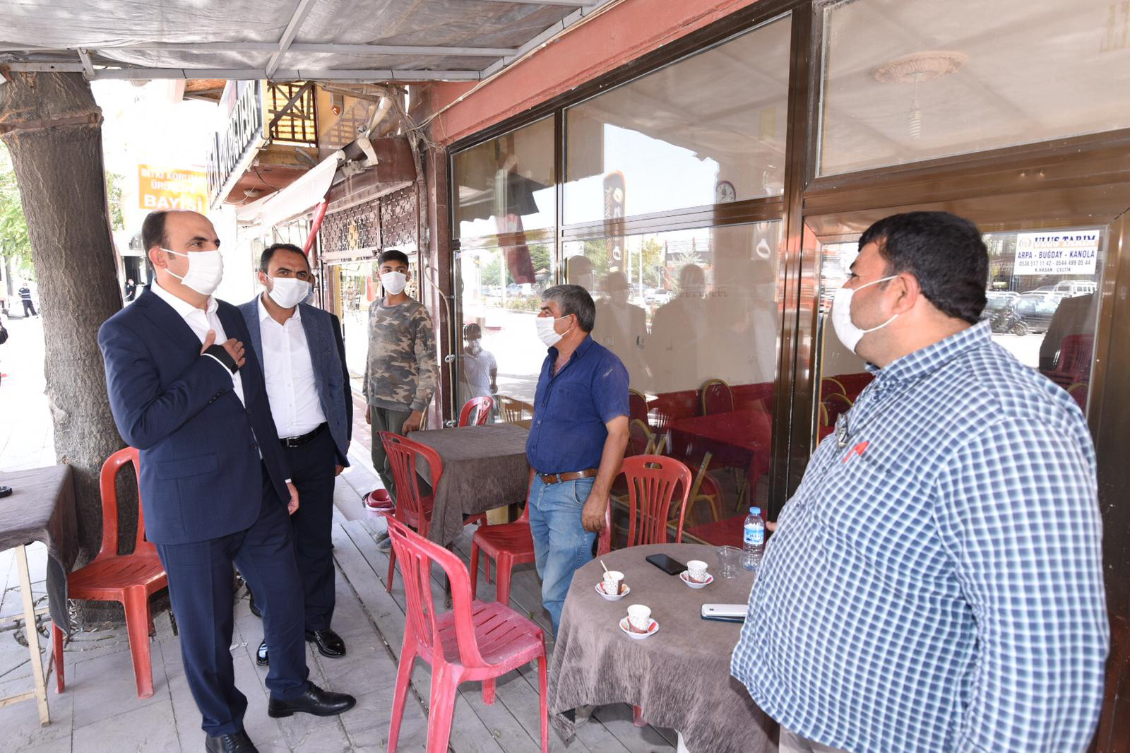Başkan Altay Çeltik'i Ziyaret Etti