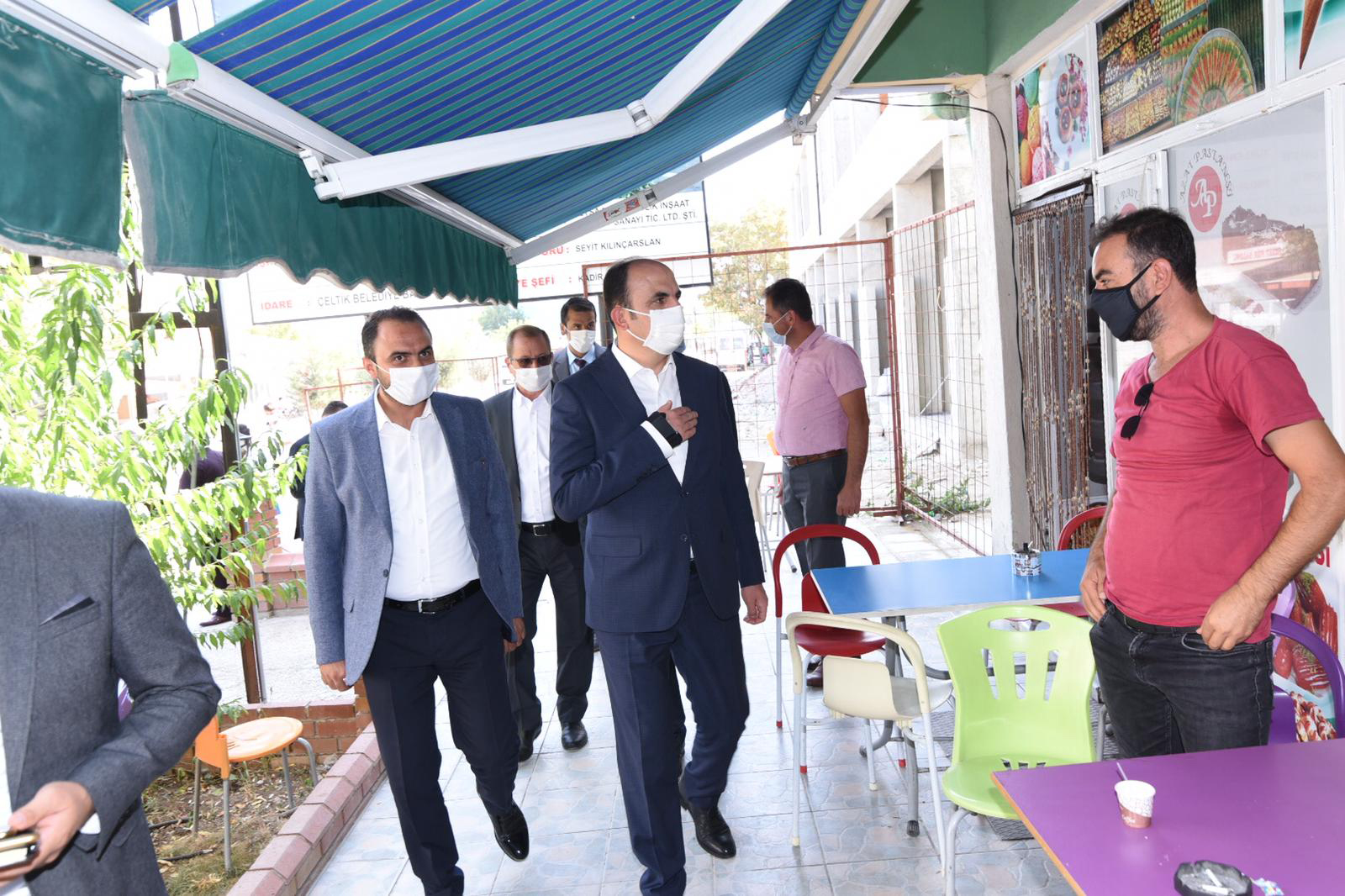 Başkan Altay Çeltik'i Ziyaret Etti