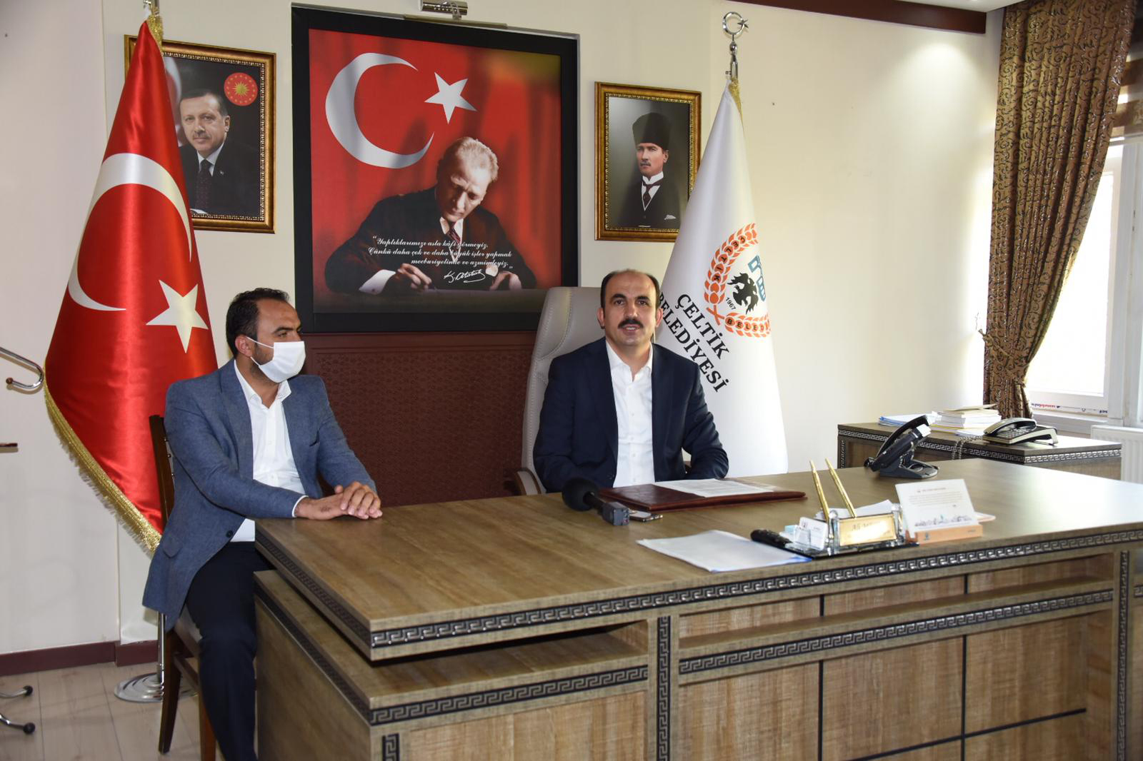 Başkan Altay Çeltik'i Ziyaret Etti