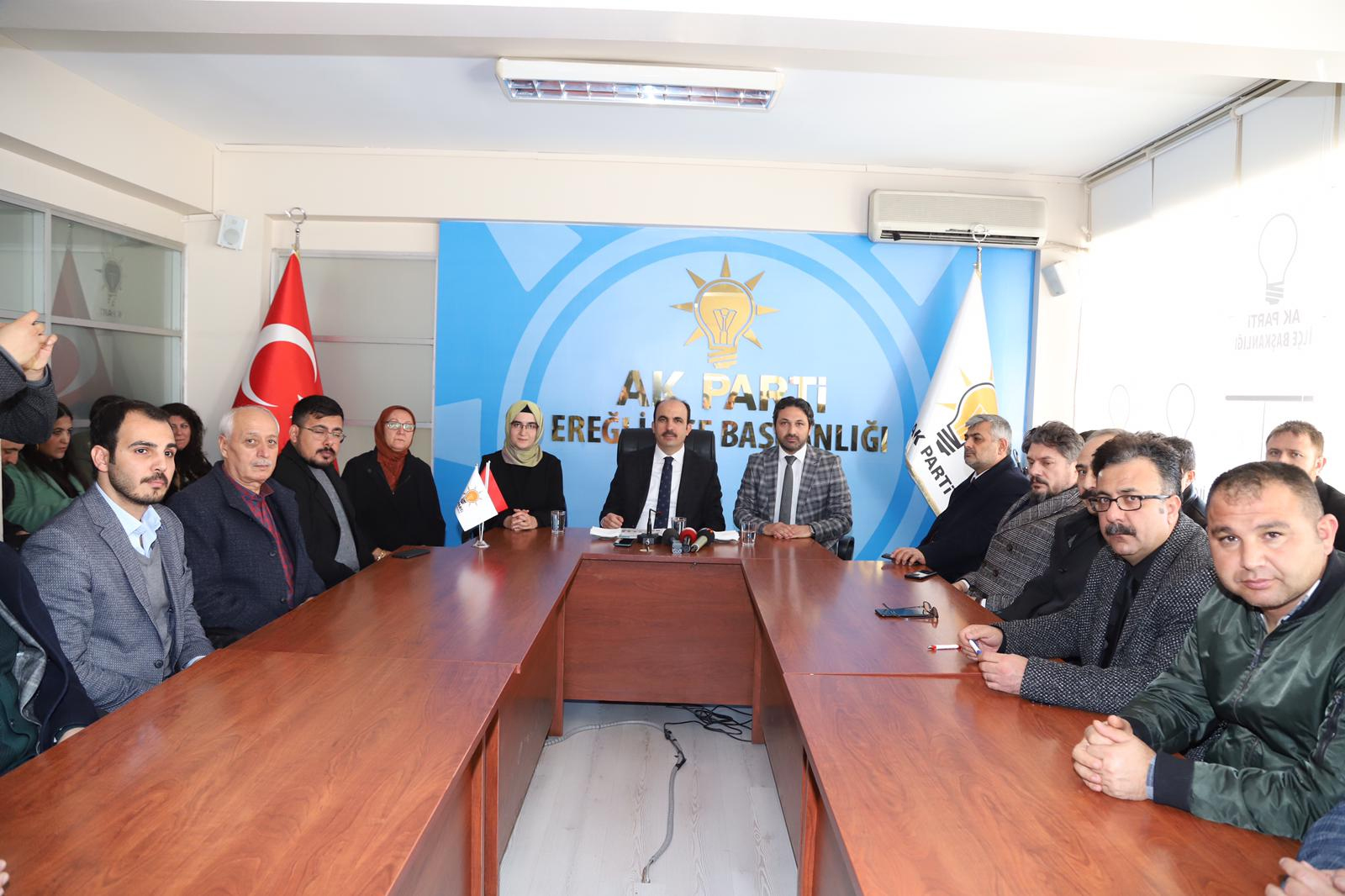 Başkan Altay: Ereğli'de Yatırımlarımız Hız Kesmedi 