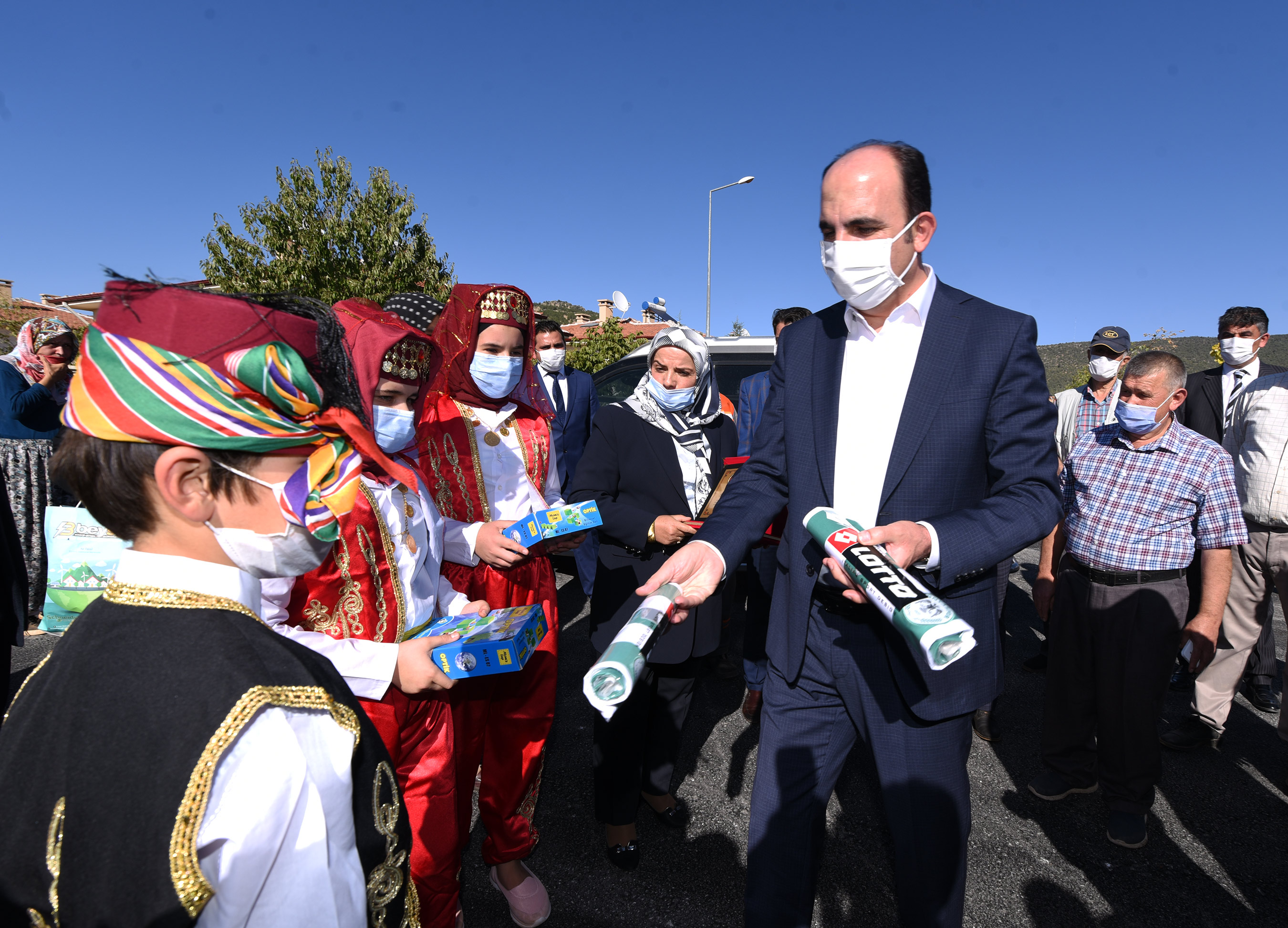 Başkan Altay Hüyük'ü Ziyaret Etti