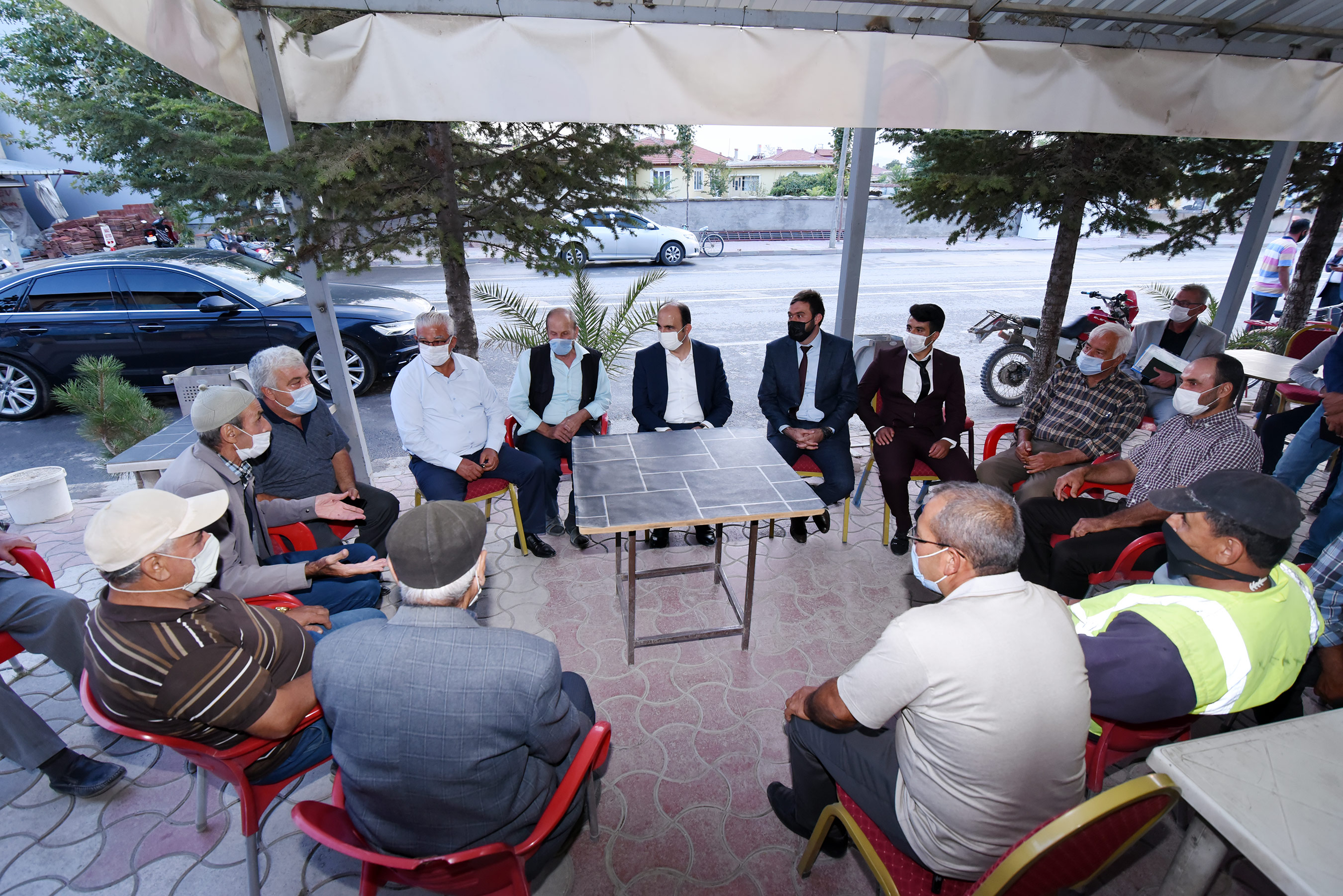 Başkan Altay Yunak ve Tuzlukçu'da İncelemelerde Bulundu
