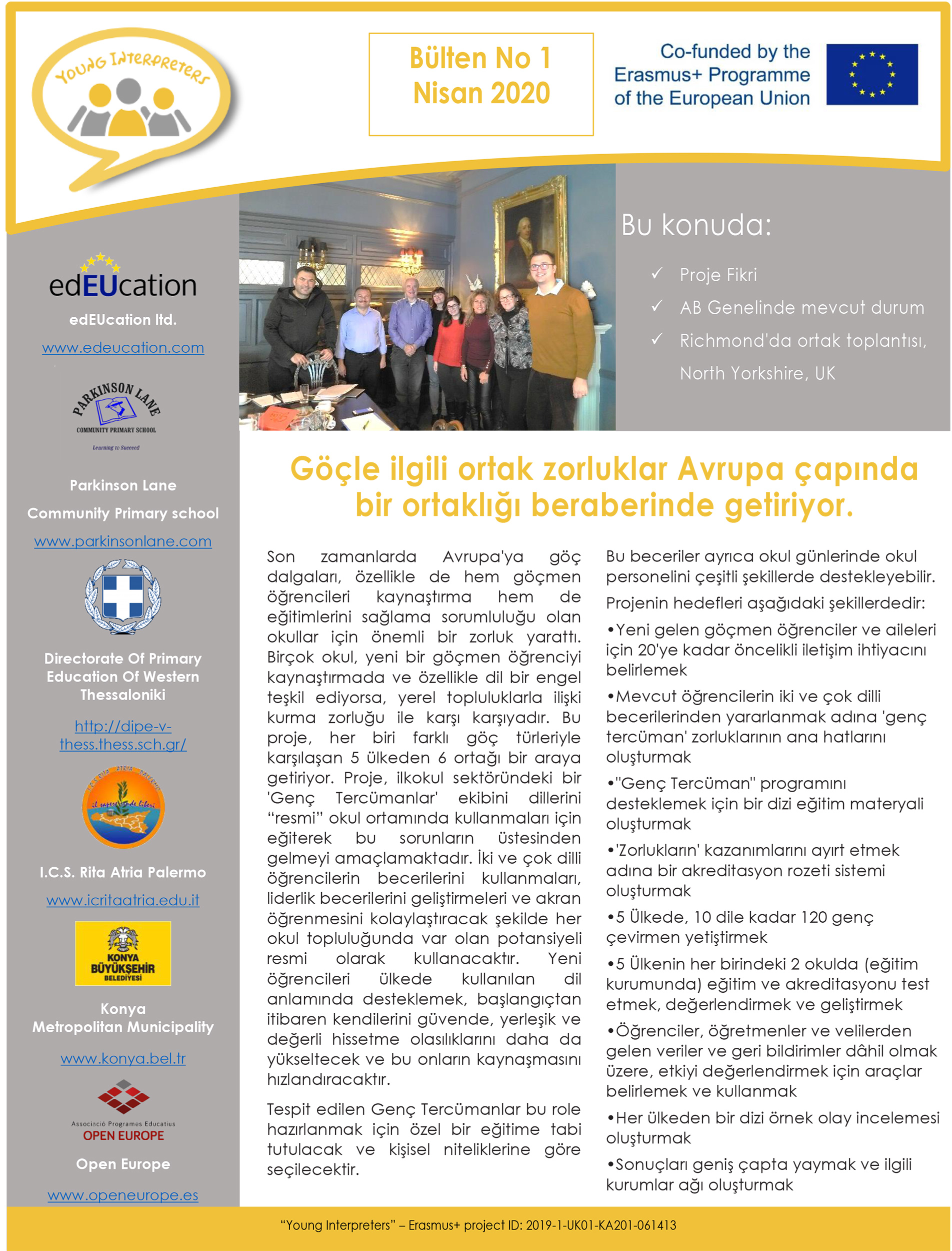 Büyükşehir'den Genç Tercümanlar (Young Interpreters) Projesi