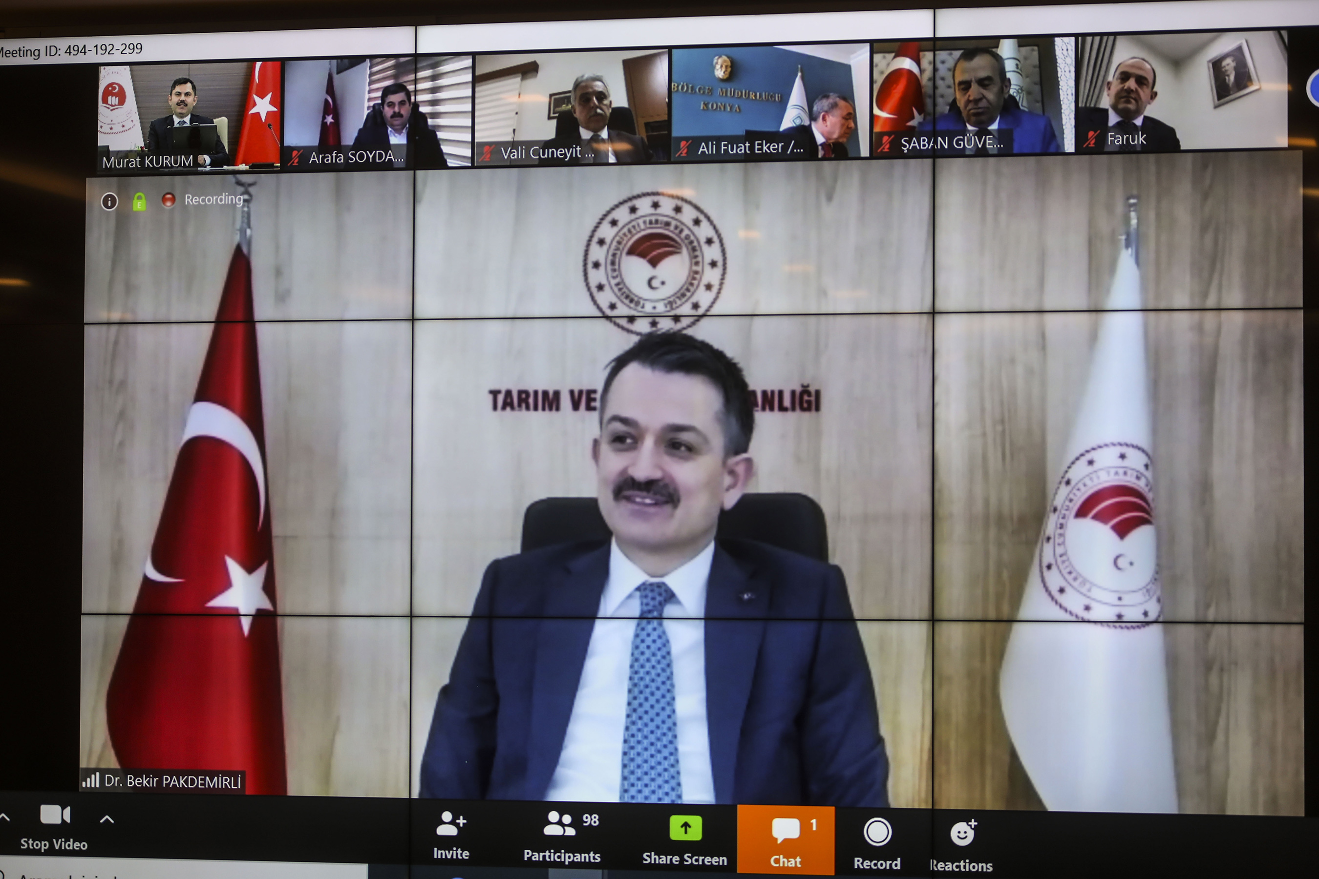 Bakan Pakdemirli Konya Tarımı İçin Müjdeler Verdi
