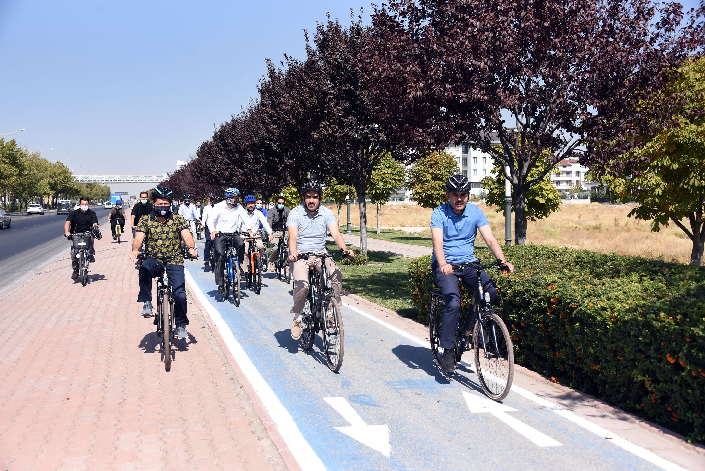 Bakan Kurum ve Başkan Altay Sağlıklı Yaşam İçin Pedal Çevirdi