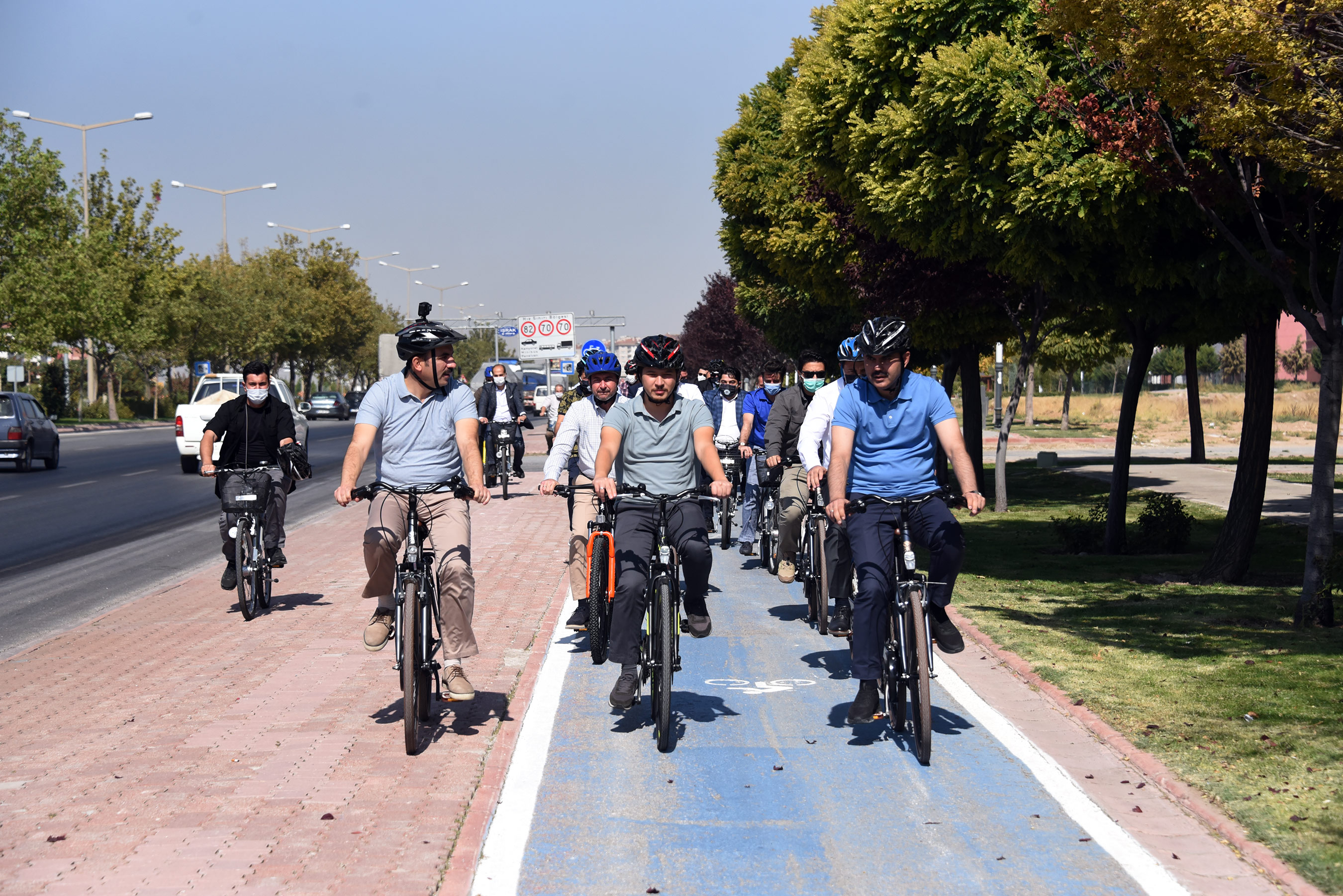 Bakan Kurum ve Başkan Altay Sağlıklı Yaşam İçin Pedal Çevirdi