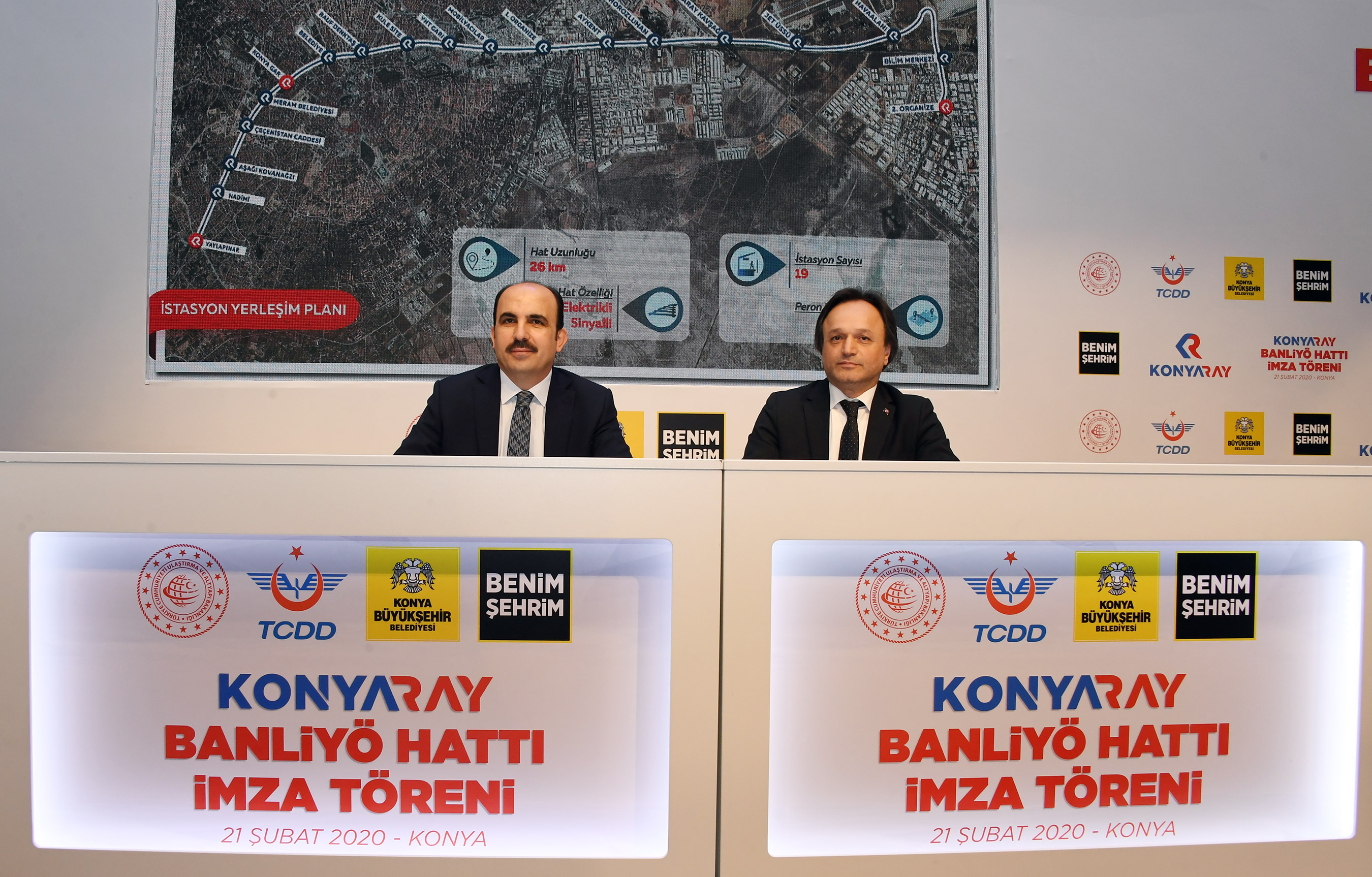 KONYARAY Banliyö Hattı'nda İmzalar Atıldı