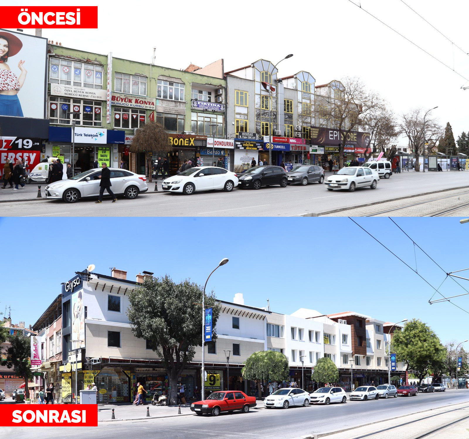 Alaaddin Çevresi Dış Cephe Restorasyonu Konya'nın Çehresini Değiştirecek