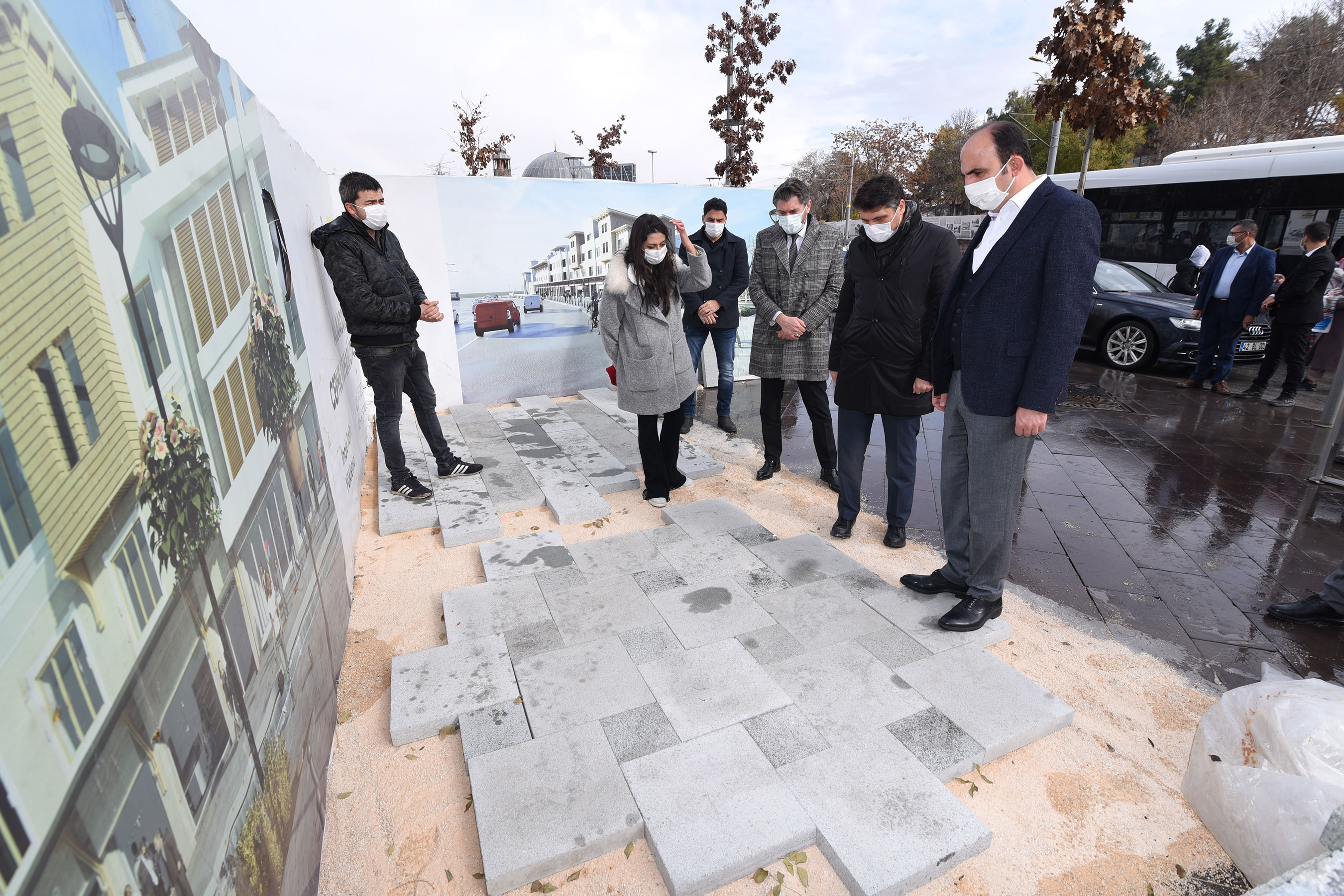 Başkan Altay Alaaddin Cephe Düzenleme Çalışmalarını İnceledi