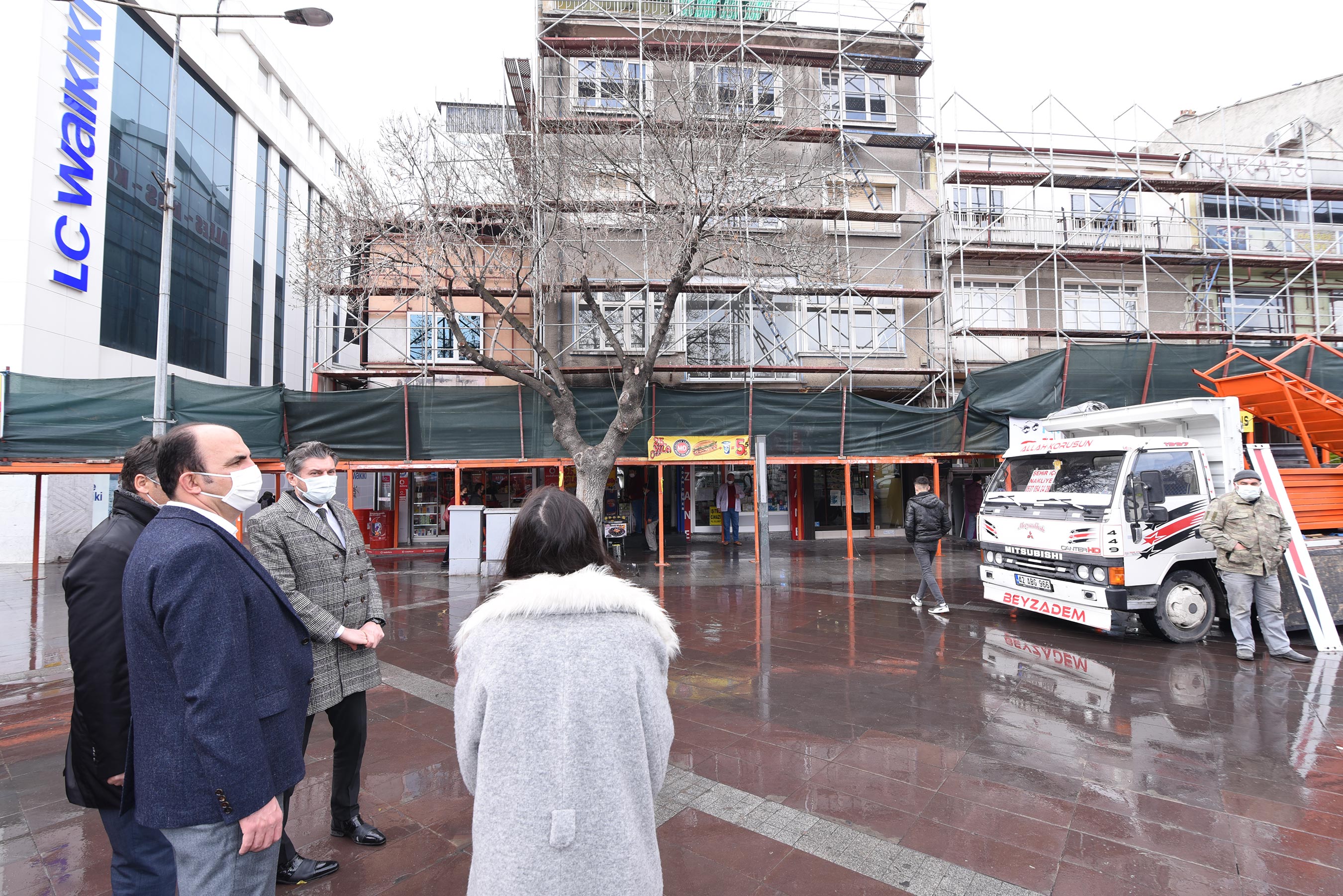 Başkan Altay Alaaddin Cephe Düzenleme Çalışmalarını İnceledi