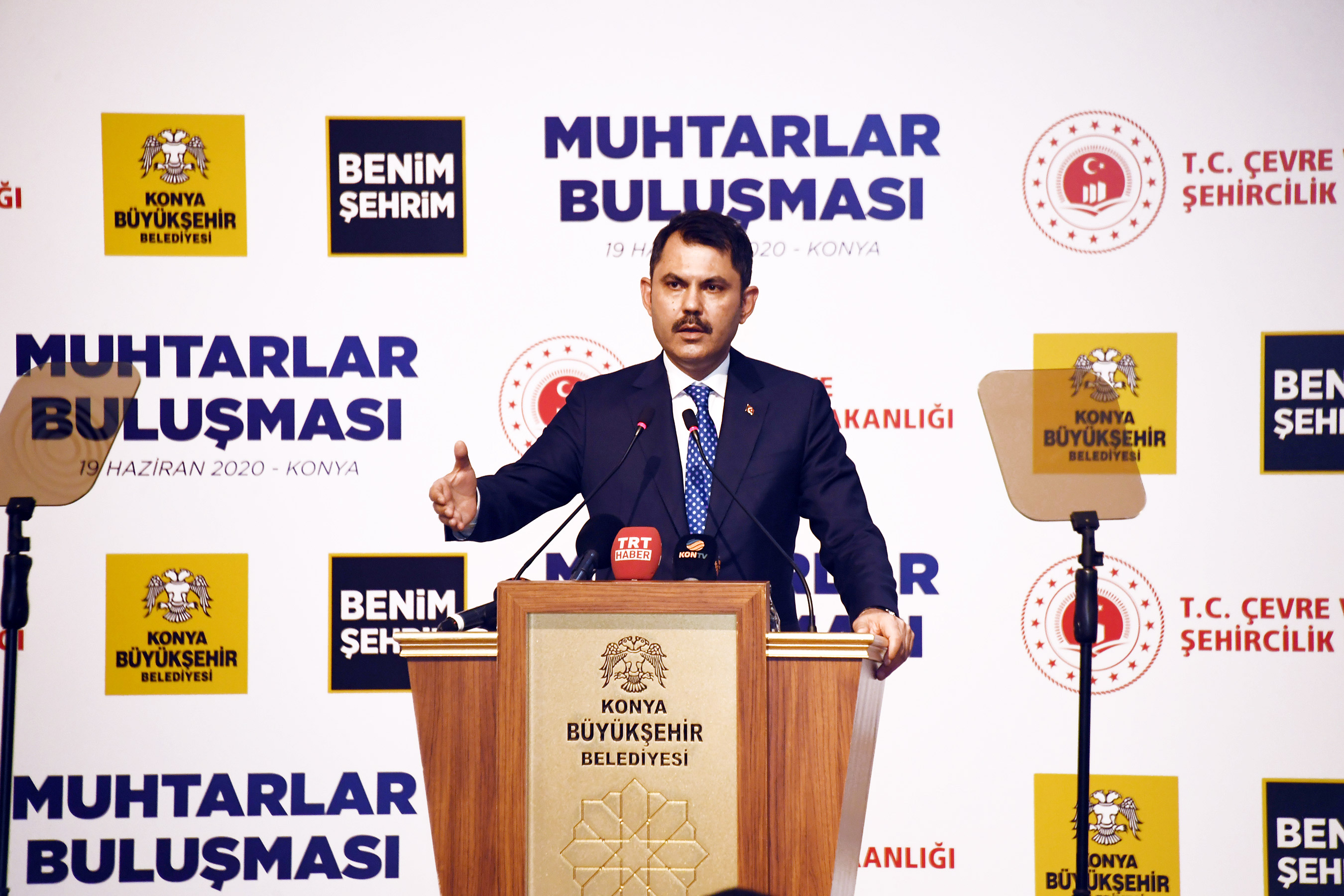 Bakan Kurum Konya Projelerini İnceledi, Muhtarlarla Buluştu