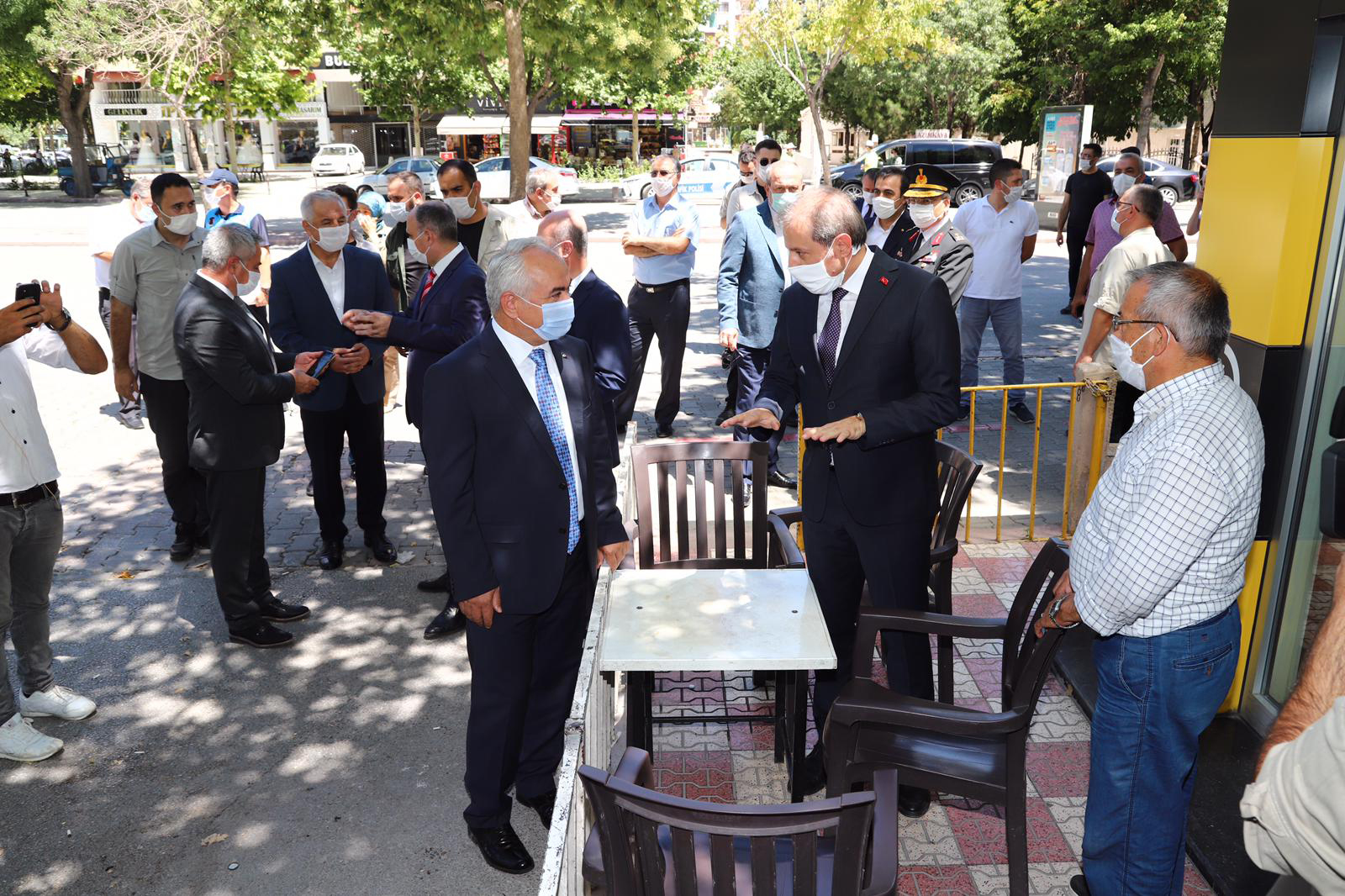 Konya'da Kapsamlı Sosyal Mesafe ve Maske Denetimi Yapıldı
