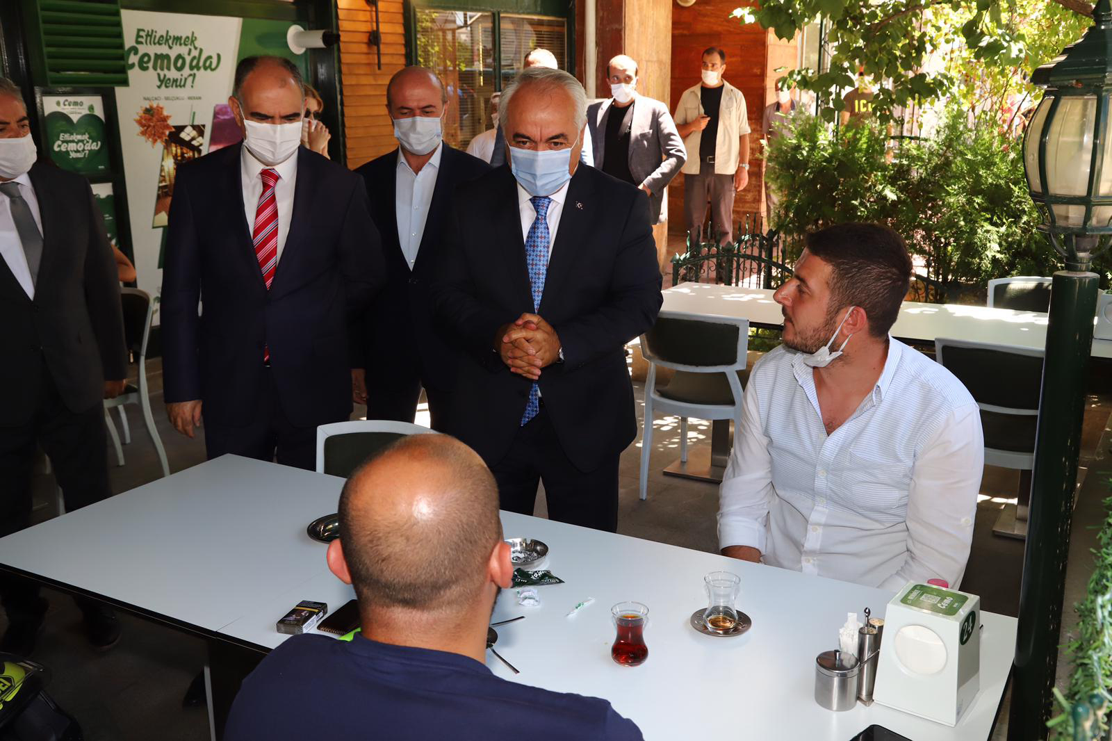 Konya'da Kapsamlı Sosyal Mesafe ve Maske Denetimi Yapıldı