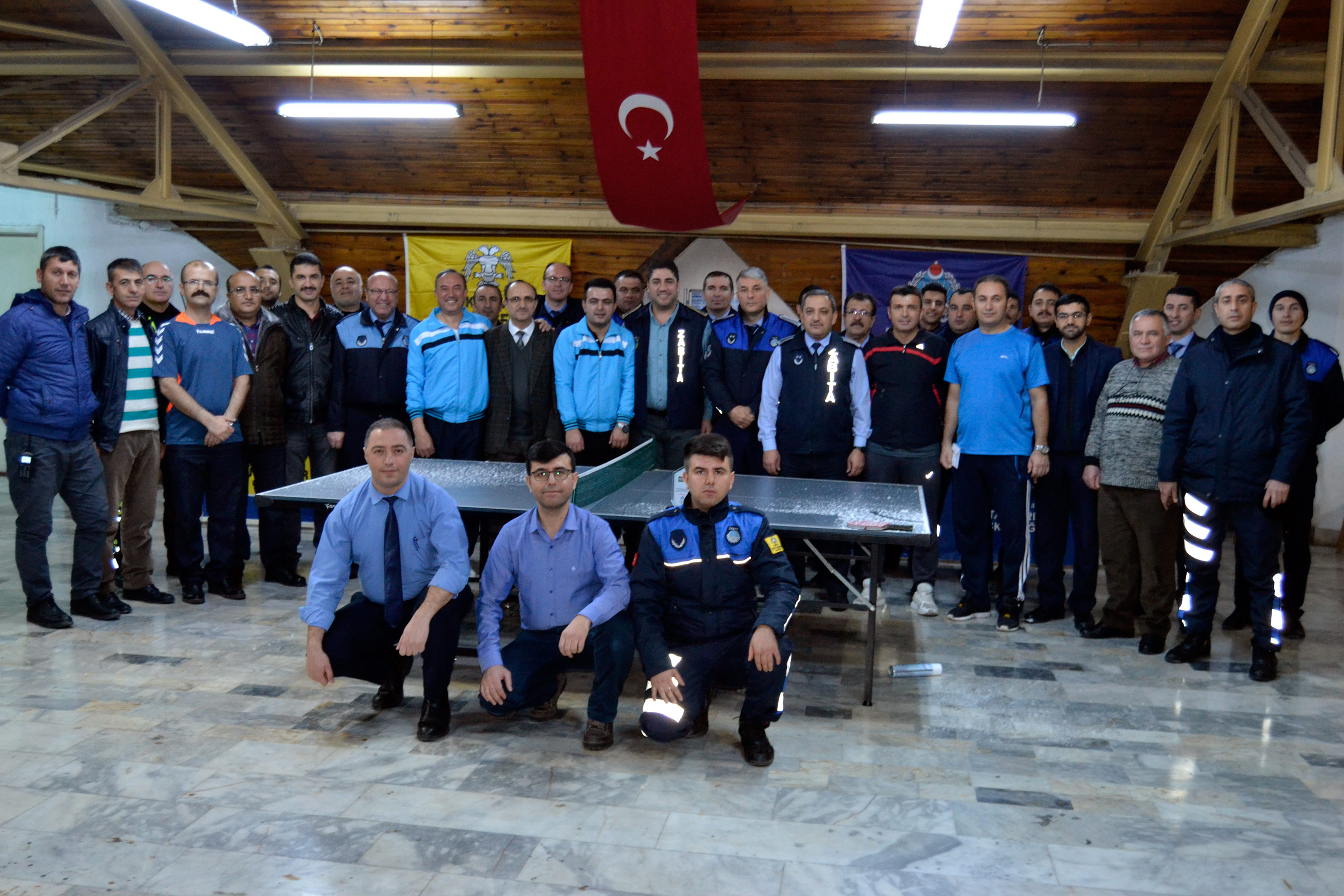 Konya Zabıtası Masa Tenisi Turnuvası Sona Erdi