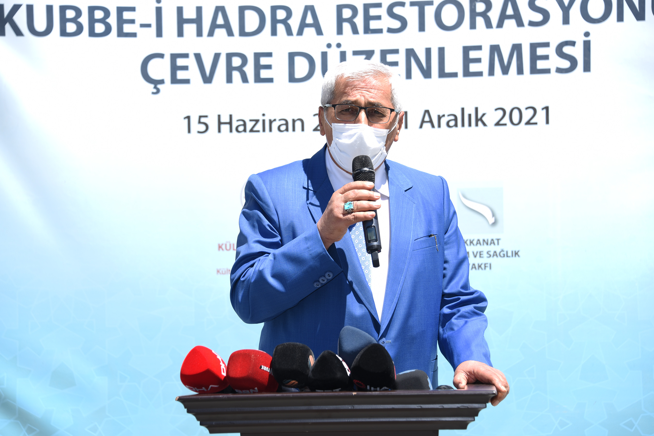 Kubbe-i Hadra'ya Yeni Çiniler Yerleştirildi