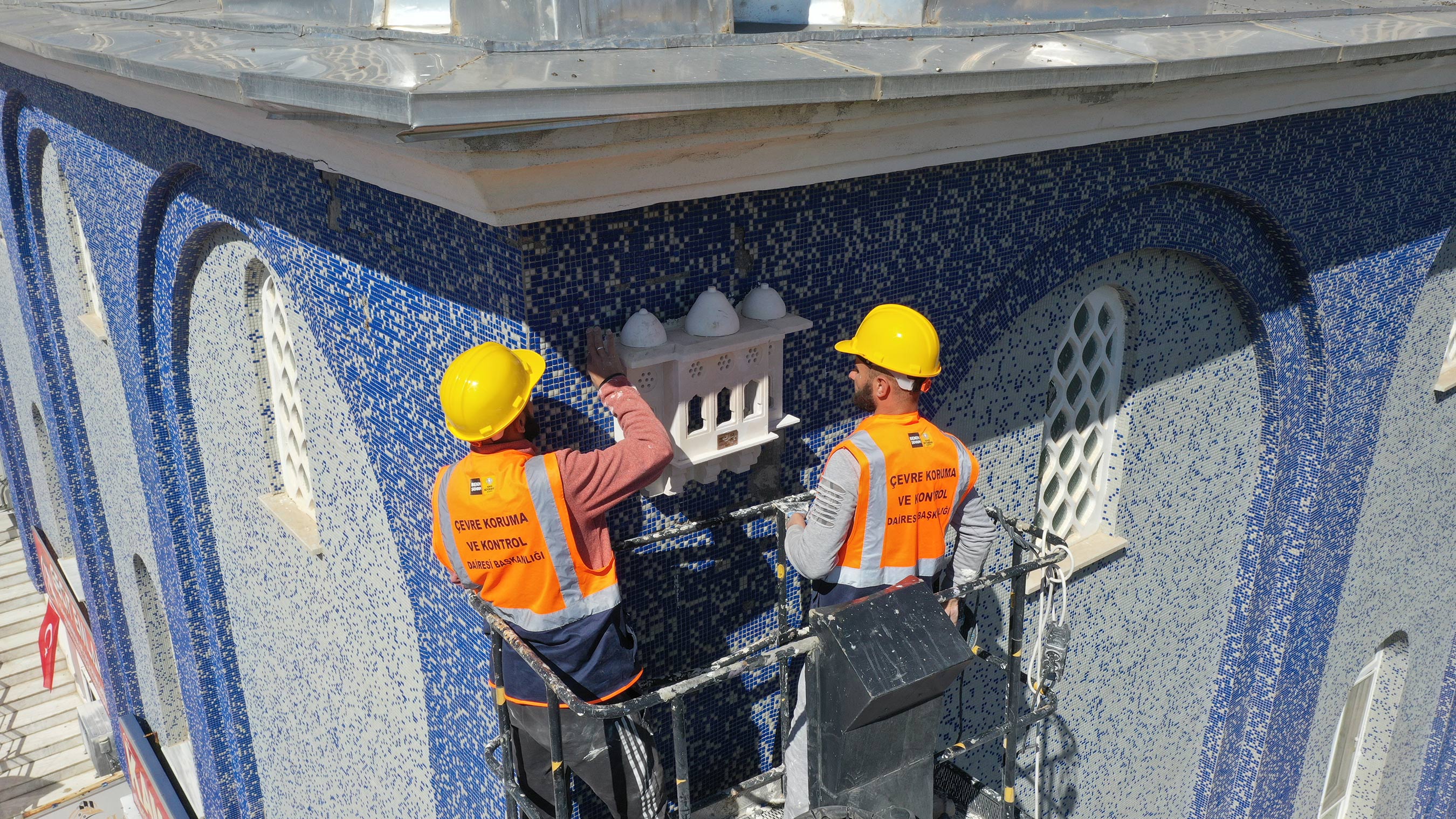 Konya Büyükşehir Camilere Kuş Evleri Yerleştirdi