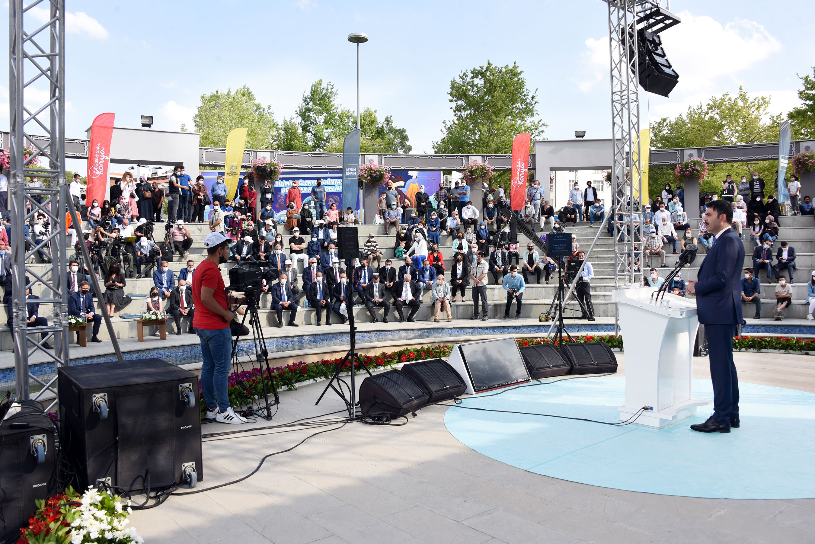 Konya Çevre Yatırımları Bakan Kurum'un Katılımıyla Tanıtıldı