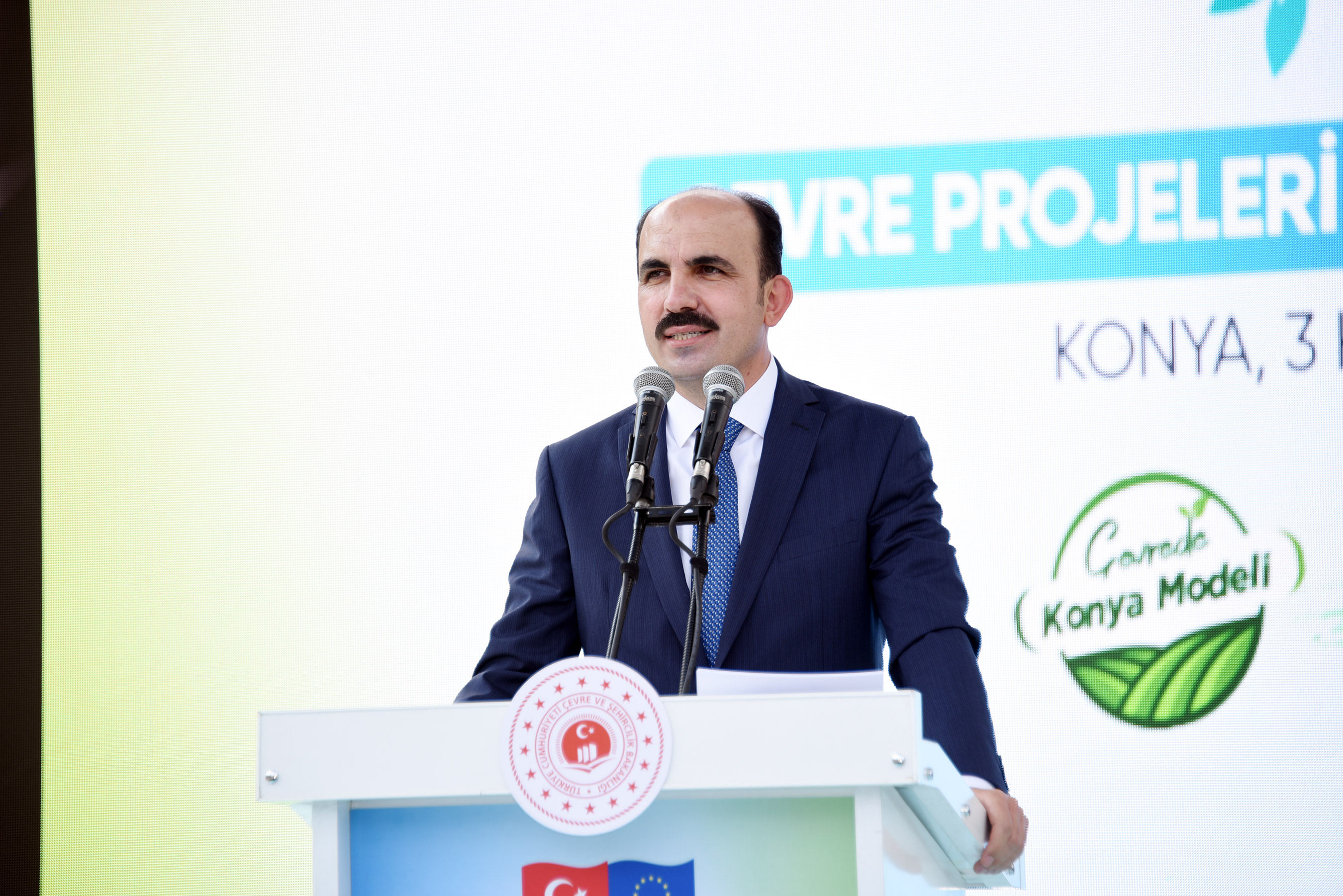 Konya Çevre Yatırımları Bakan Kurum'un Katılımıyla Tanıtıldı